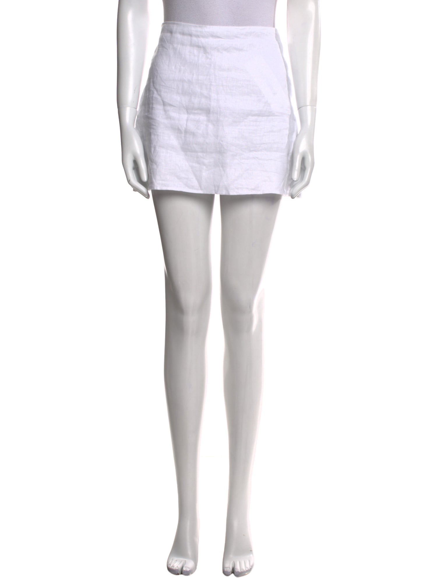 Reformation Linen Mini Skirt