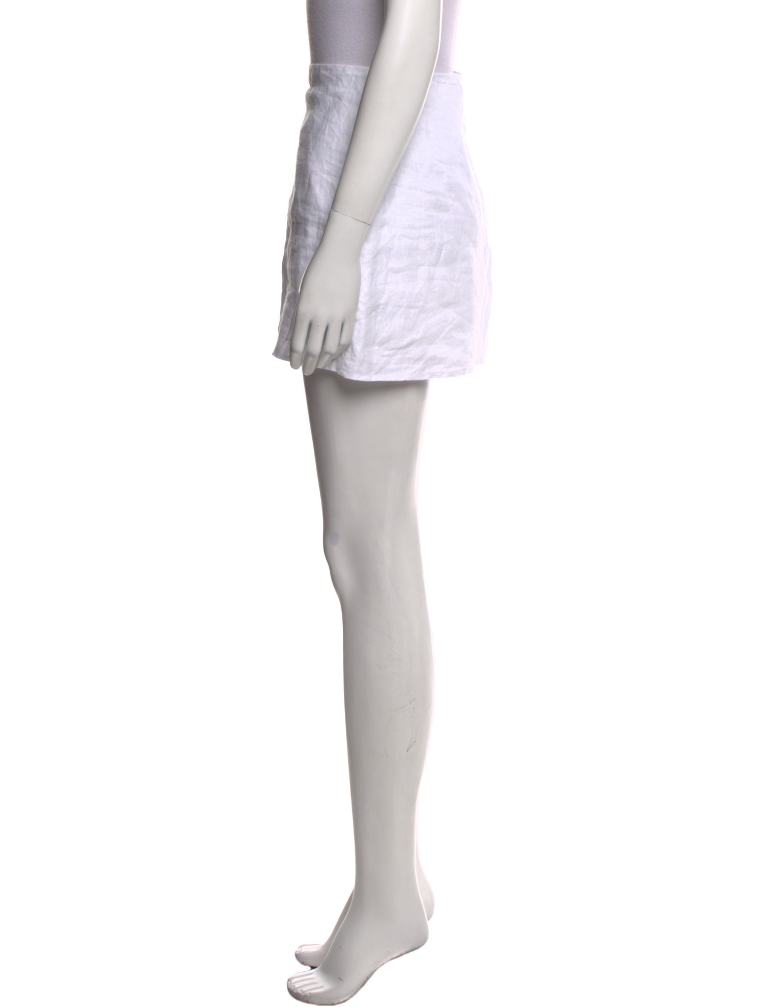 Reformation Linen Mini Skirt