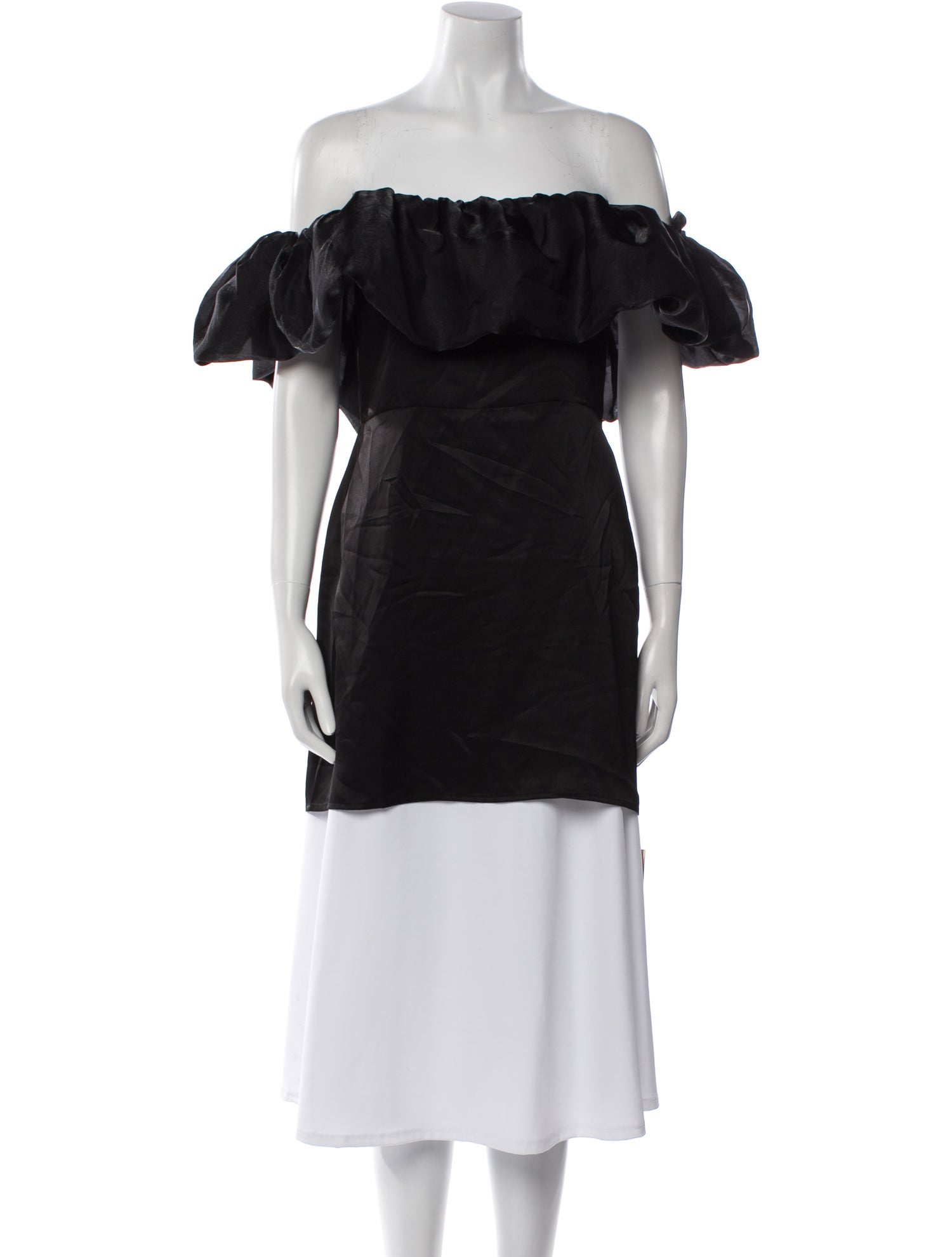 Reformation Off-The-Shoulder Short Sleeve Tunic