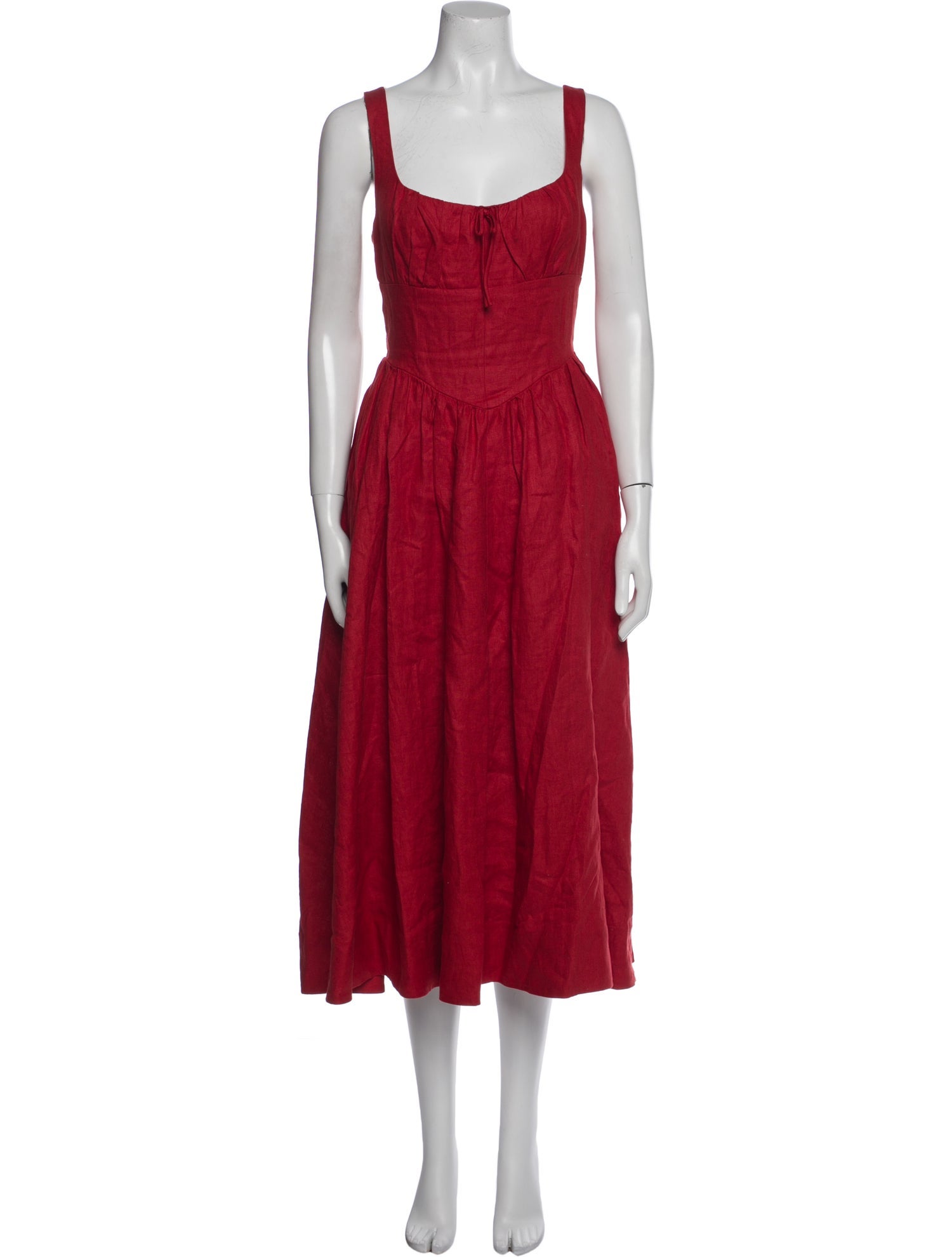 Reformation Linen Long Dress