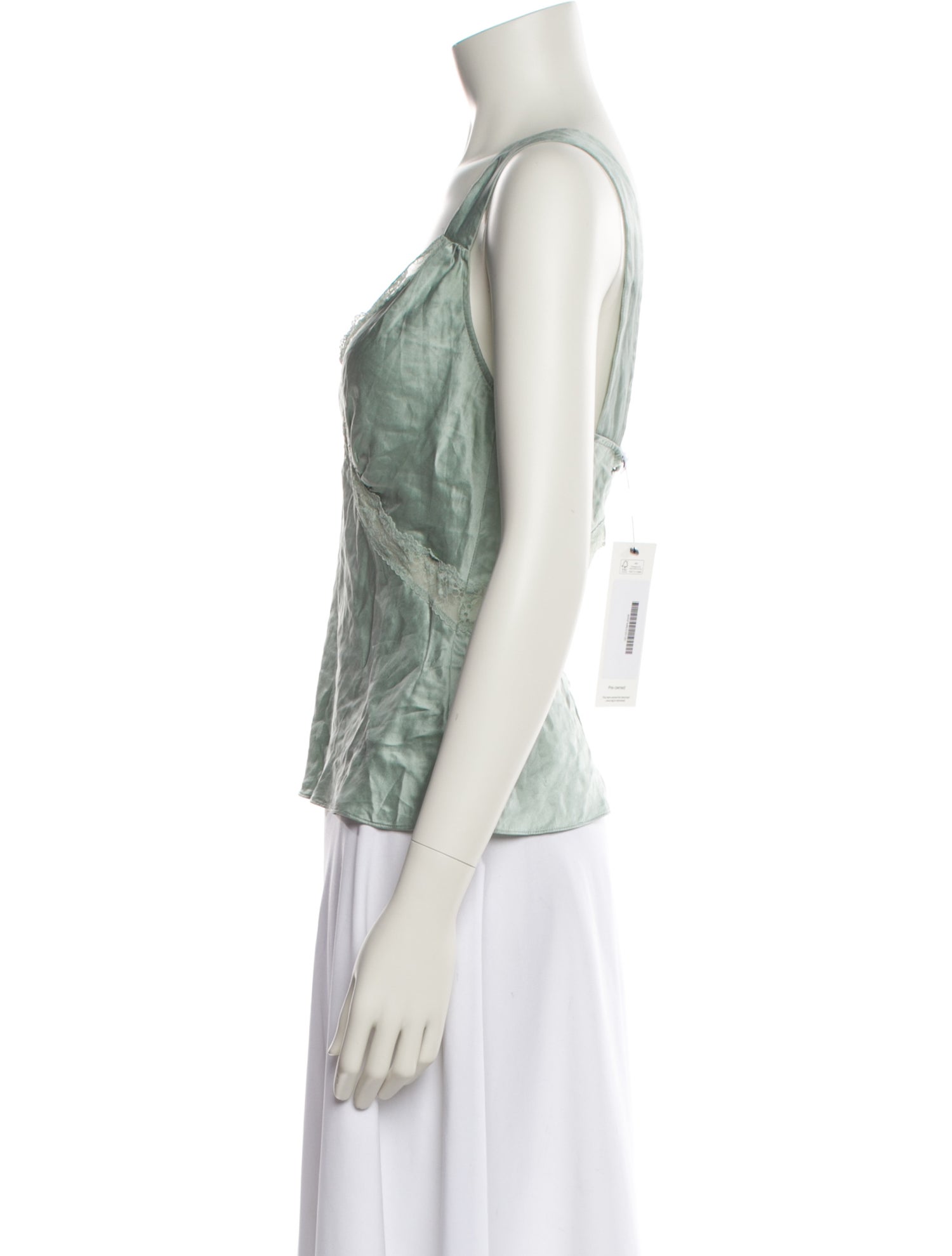 Reformation Silk V-Neck Top