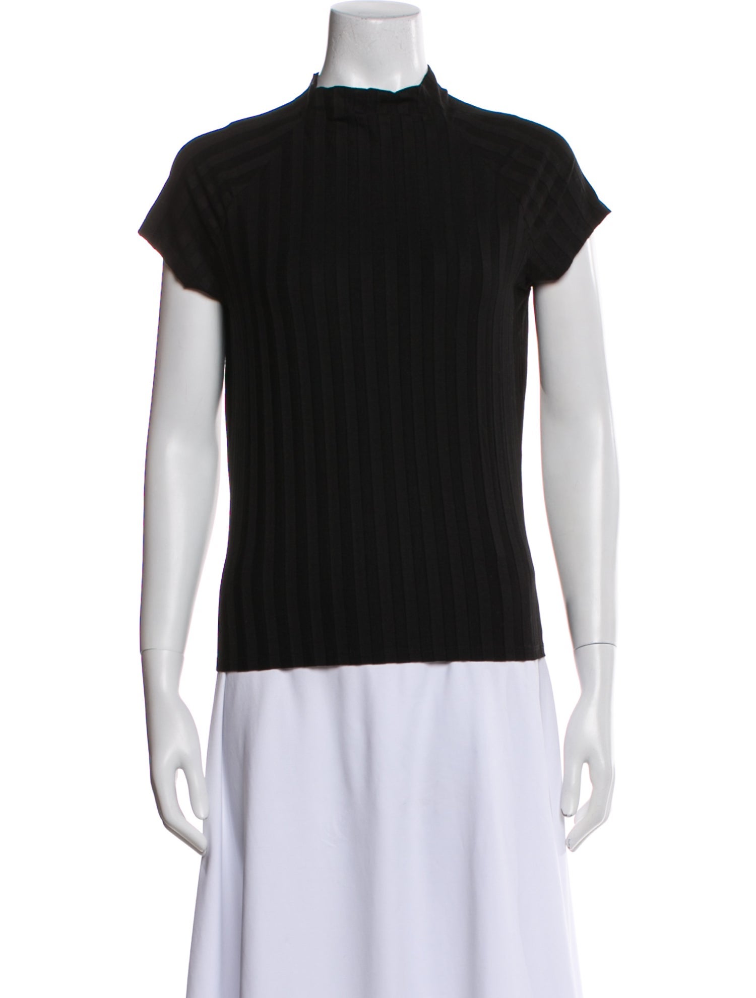 Reformation Mock Neck Short Sleeve T-Shirt