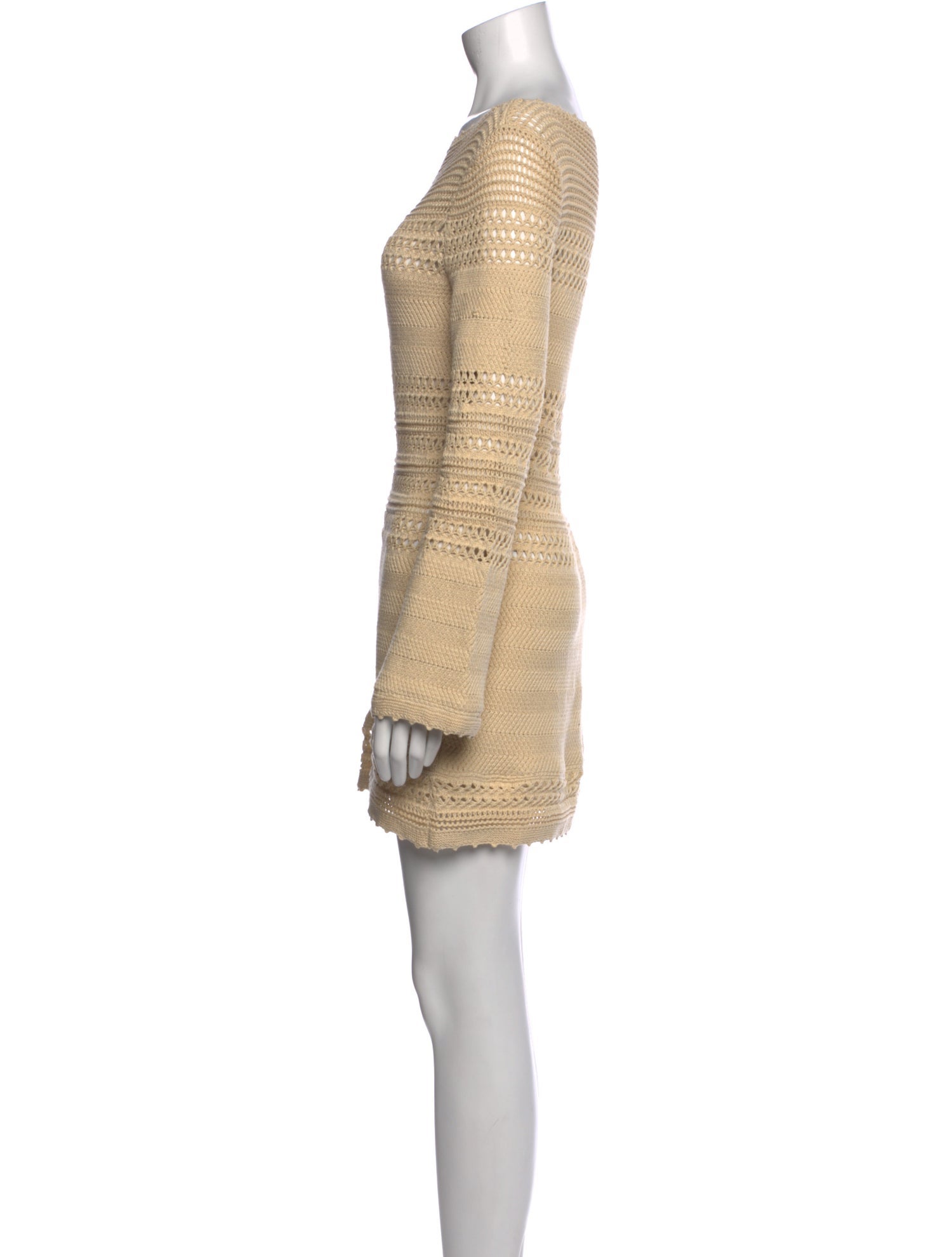 Reformation Bateau Neckline Mini Dress