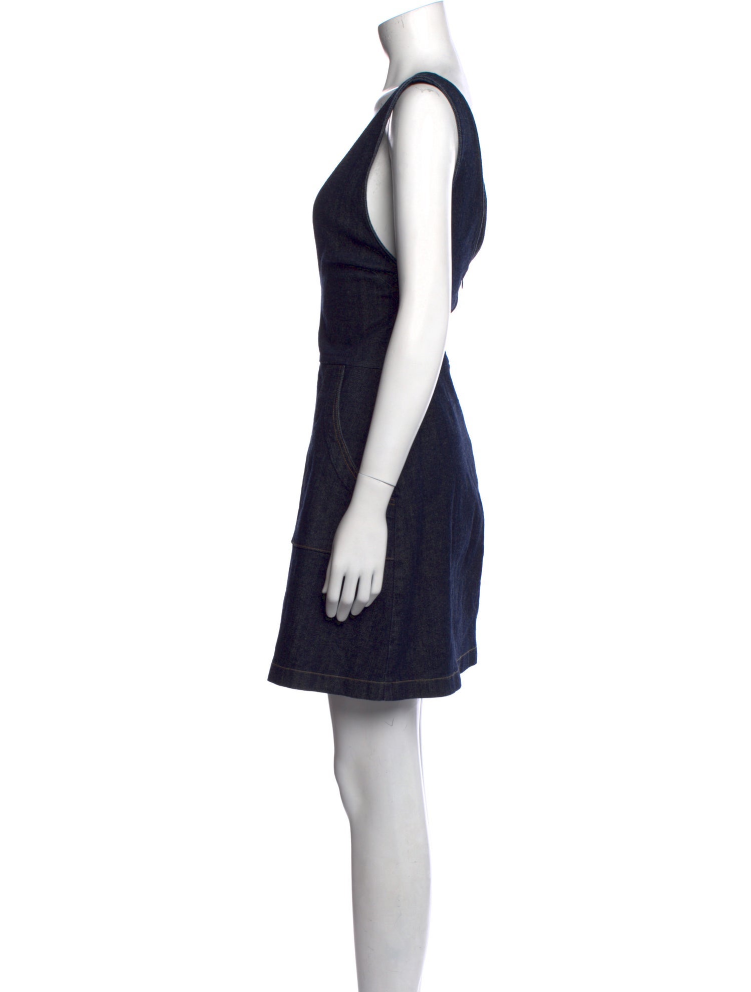 Reformation V-Neck Mini Dress