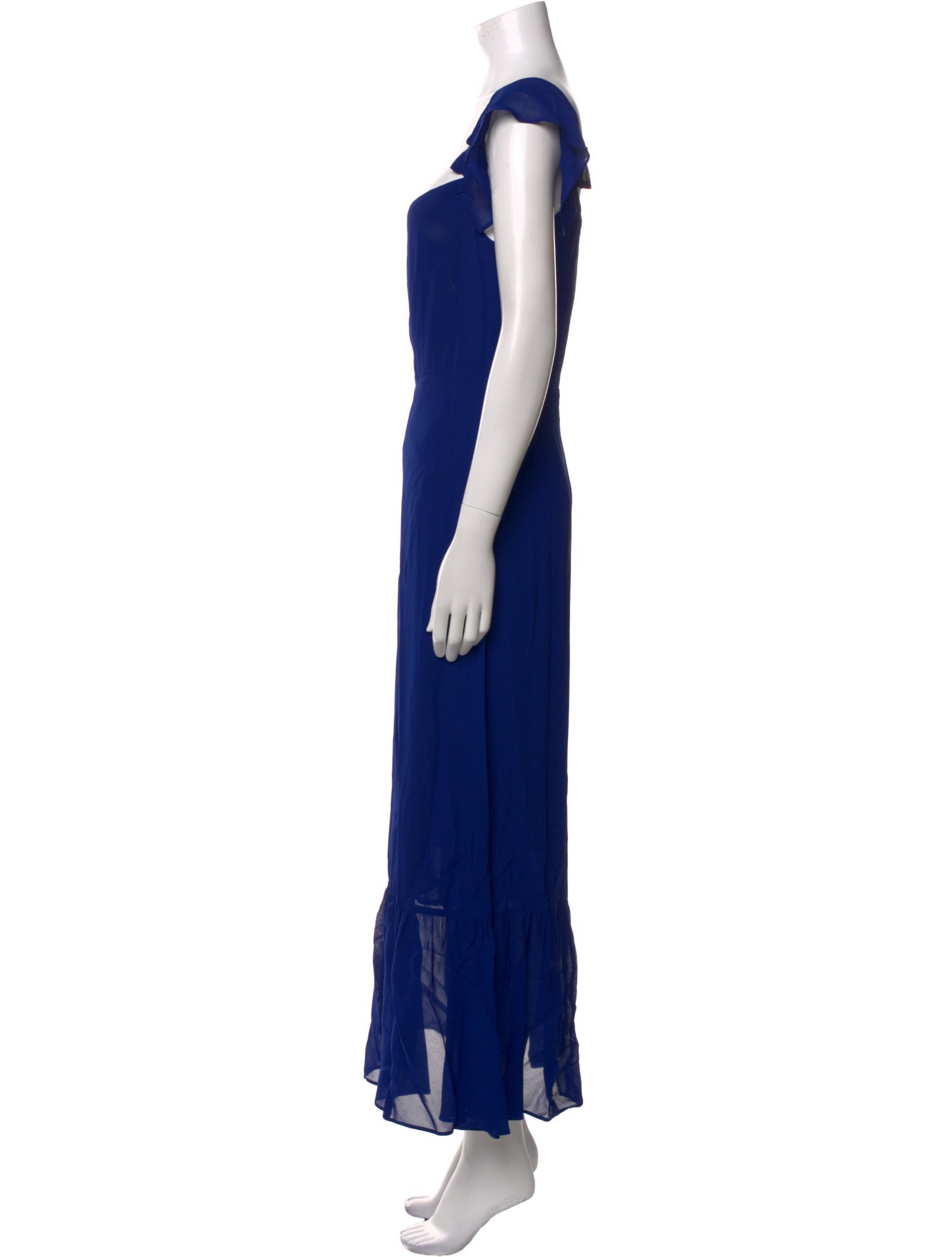 Reformation V-Neck Long Dress