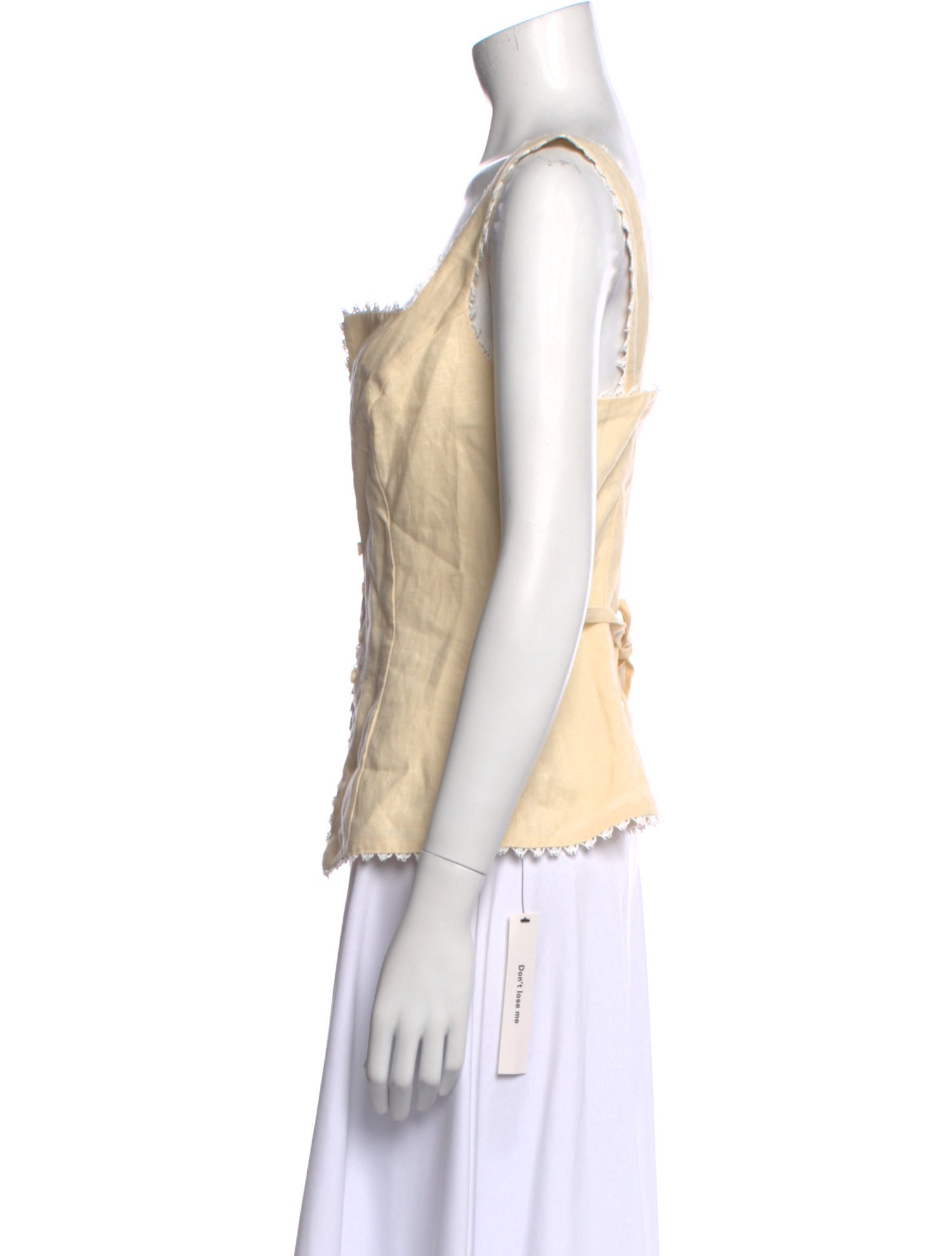 Reformation Linen Square Neckline Top w/ Tags