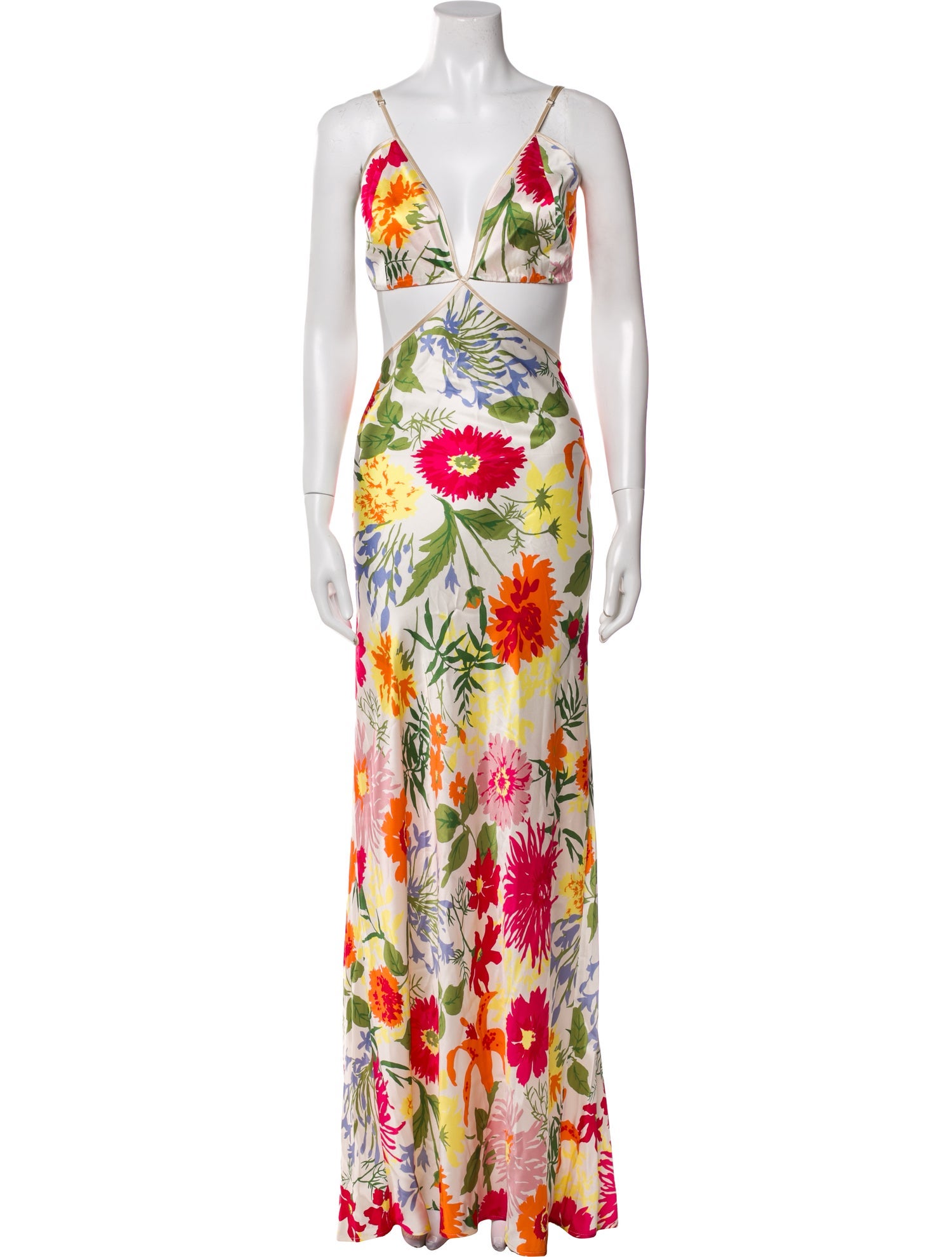 Reformation Silk Long Dress w/ Tags