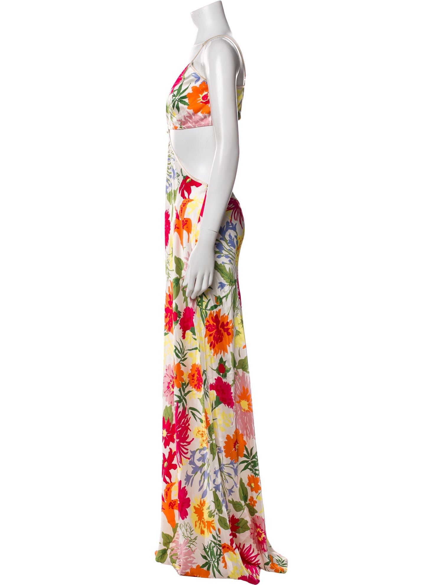 Reformation Silk Long Dress w/ Tags