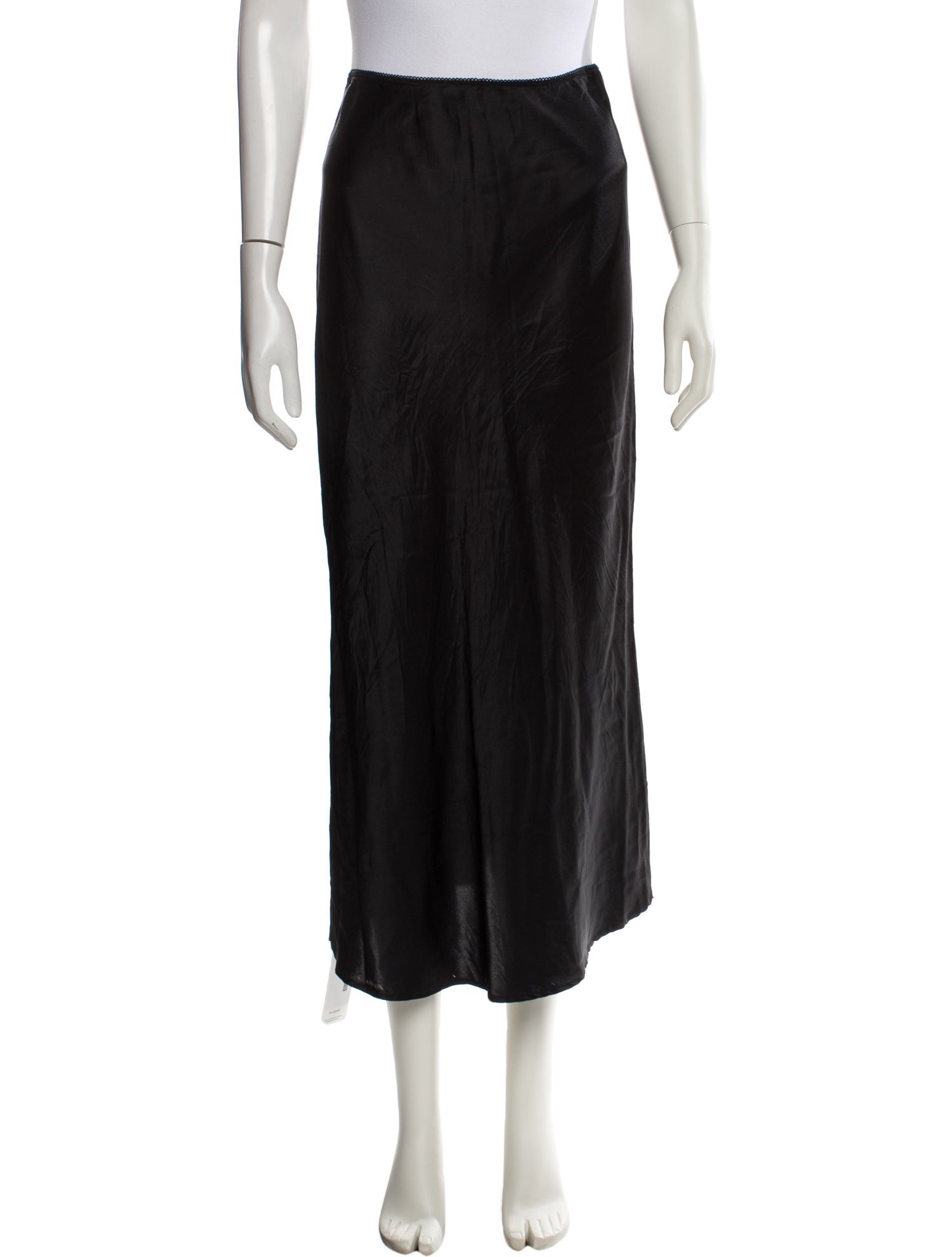 Reformation Silk Midi Length Skirt