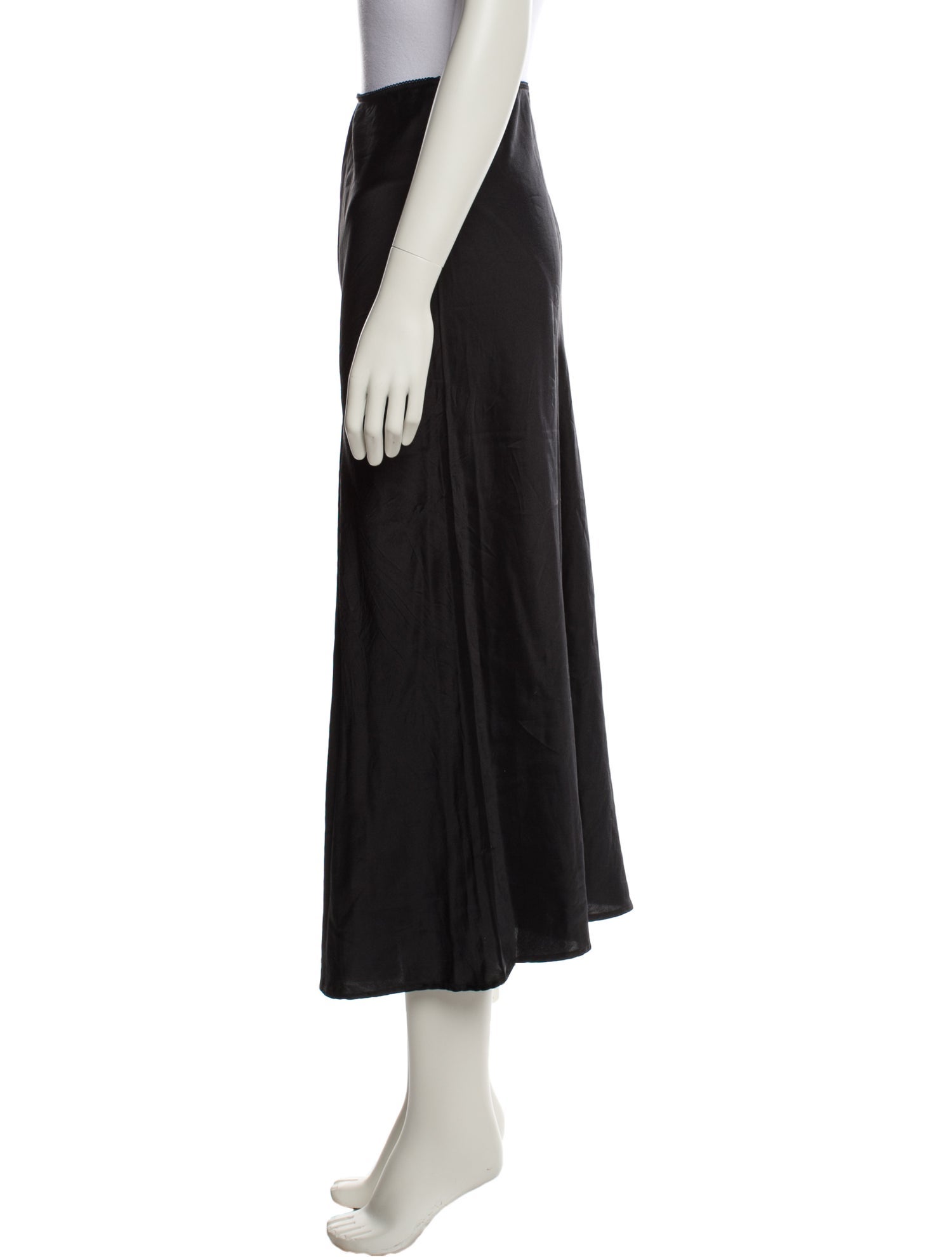 Reformation Silk Midi Length Skirt