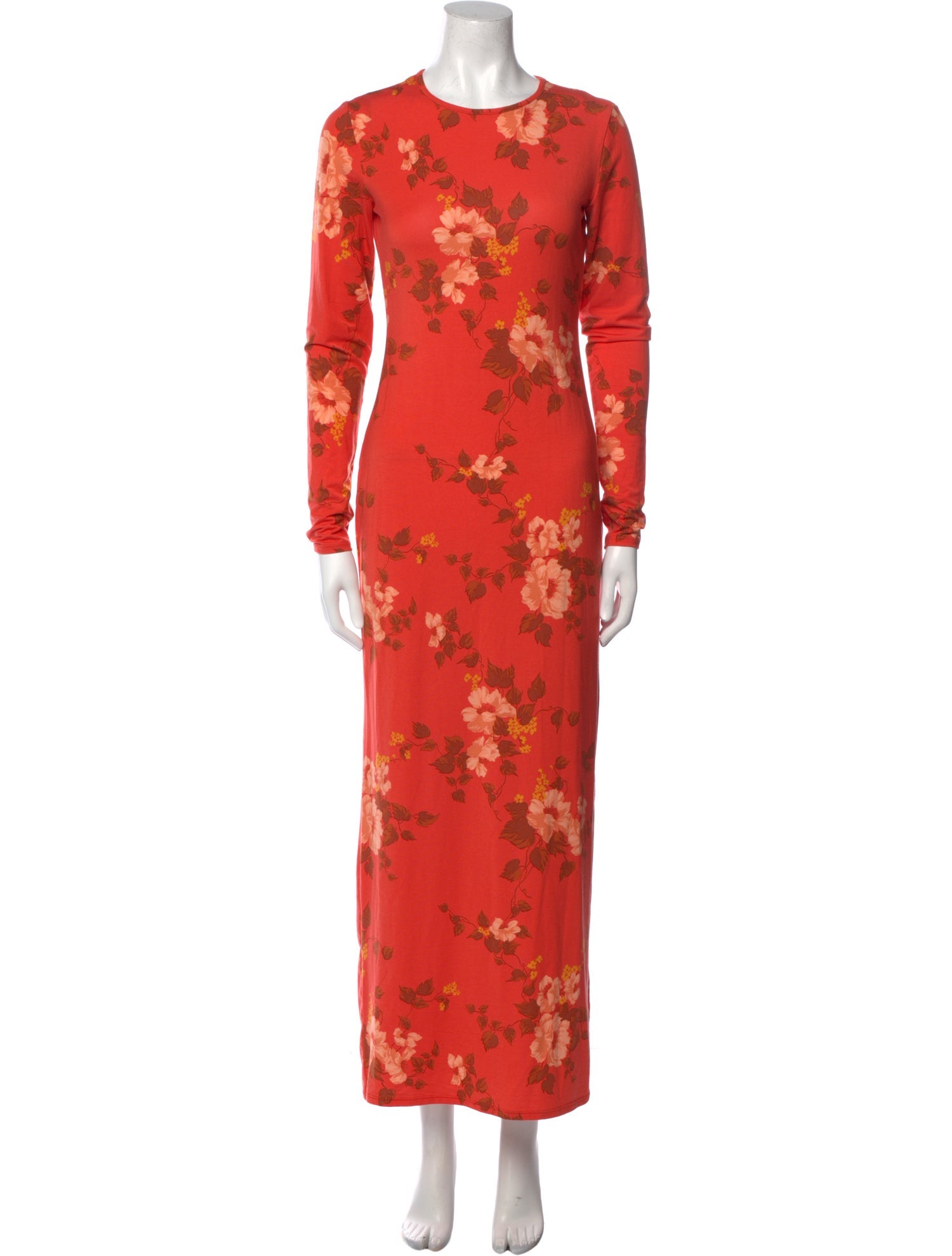 Reformation Floral Print Long Dress