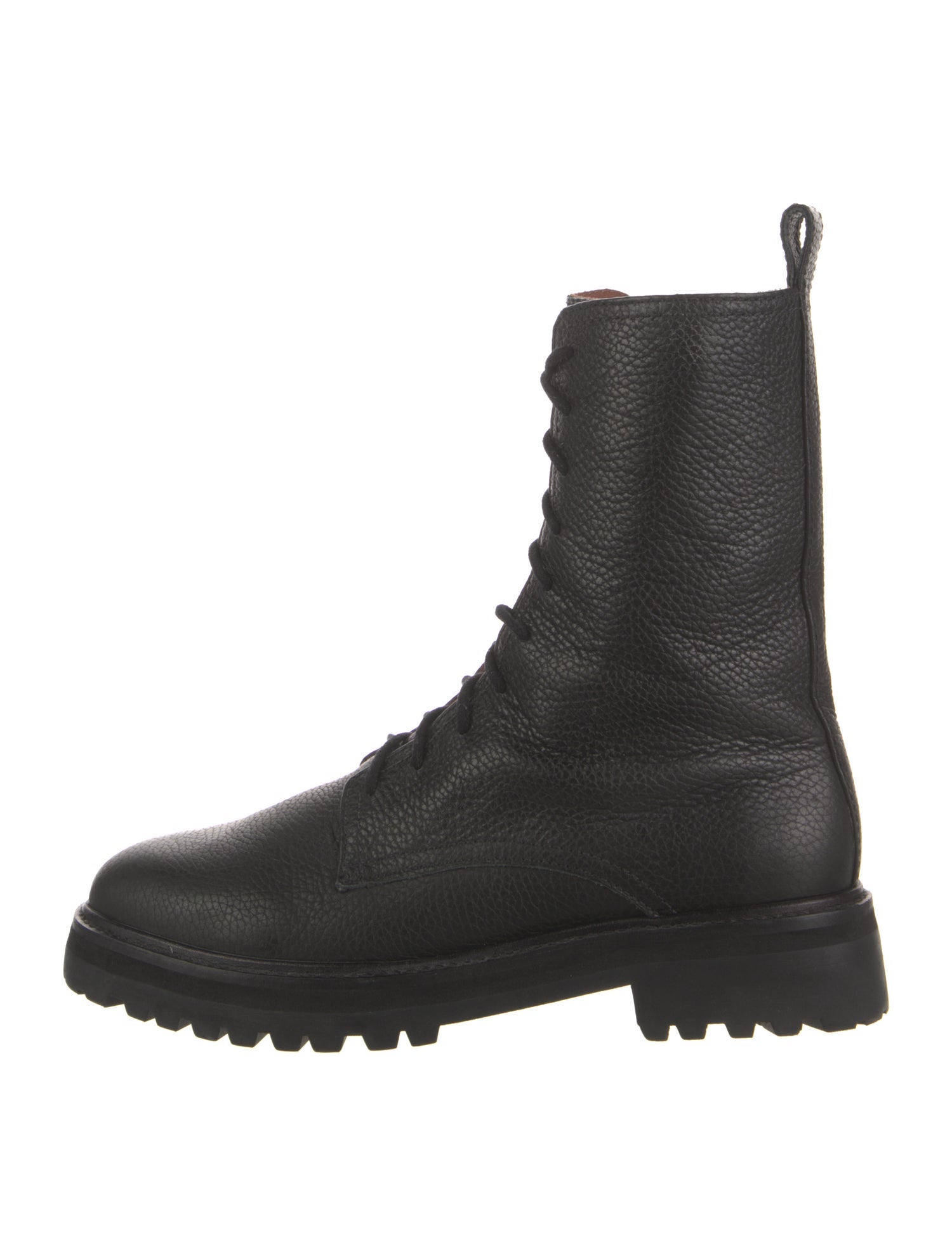 Reformation Leather Combat Boots