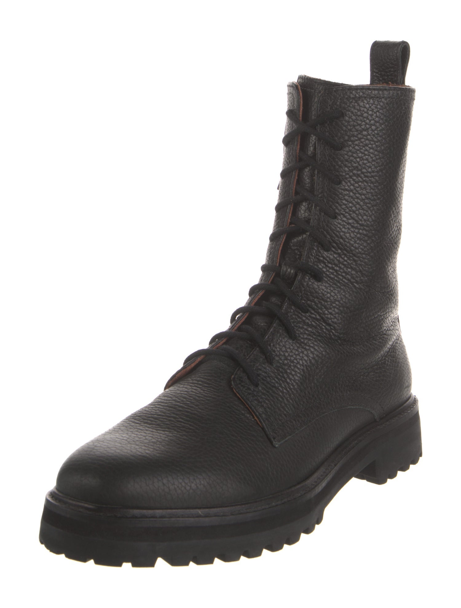Reformation Leather Combat Boots