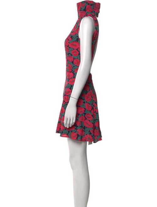 Reformation Floral Print Knee-Length Dress