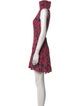 Reformation Floral Print Knee-Length Dress