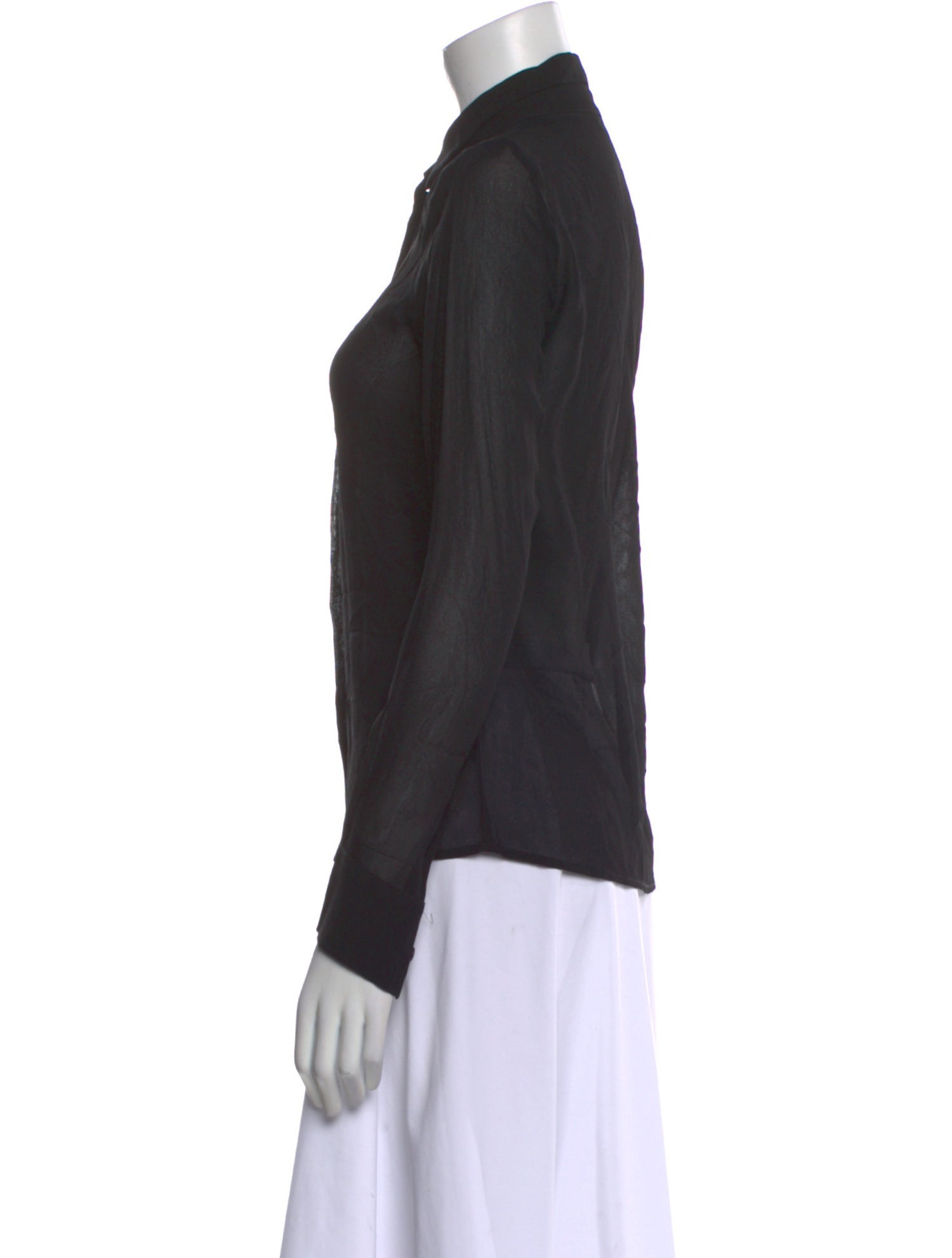 Reformation Long Sleeve Button-Up Top