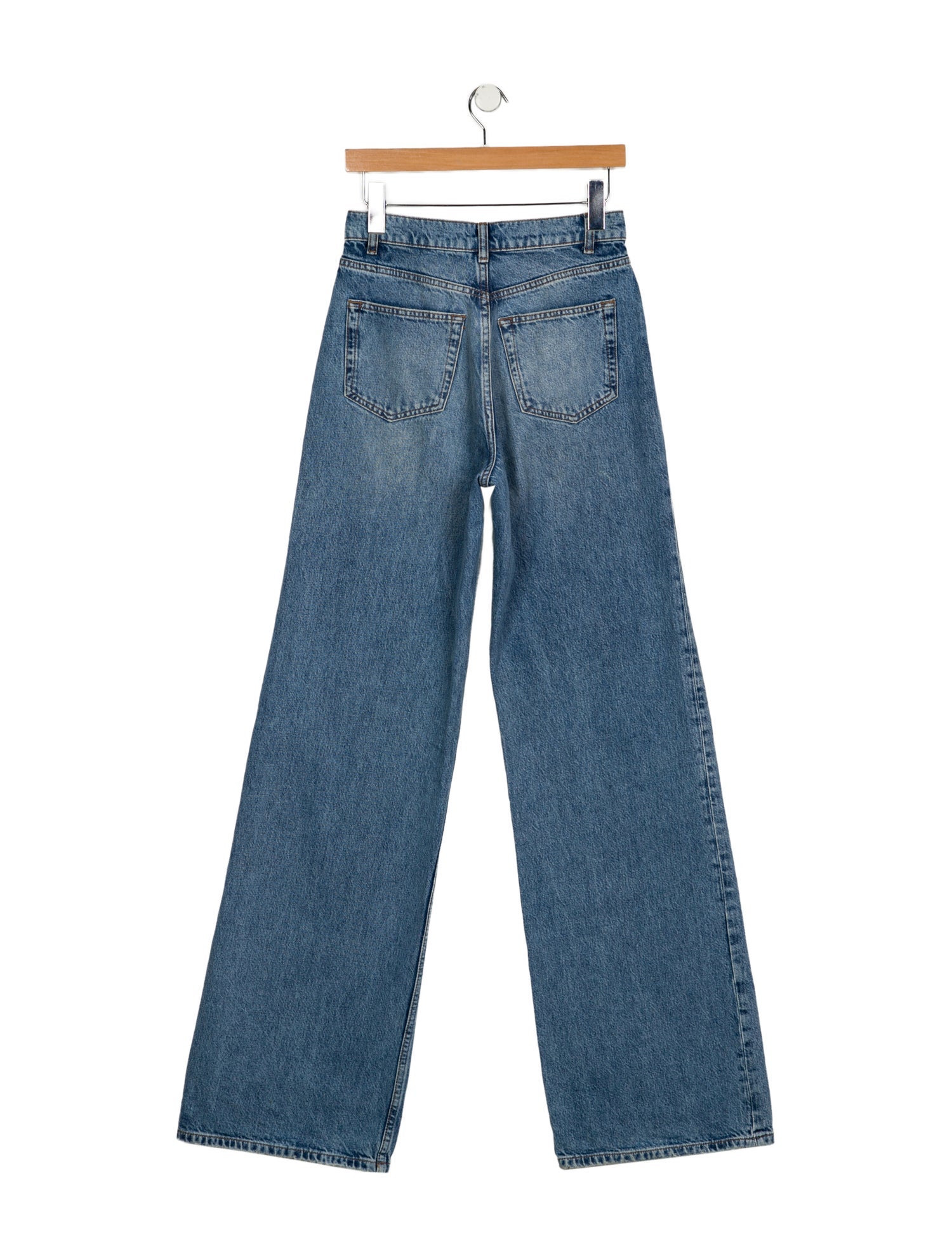 Reformation Mid-Rise Wide Leg Jeans