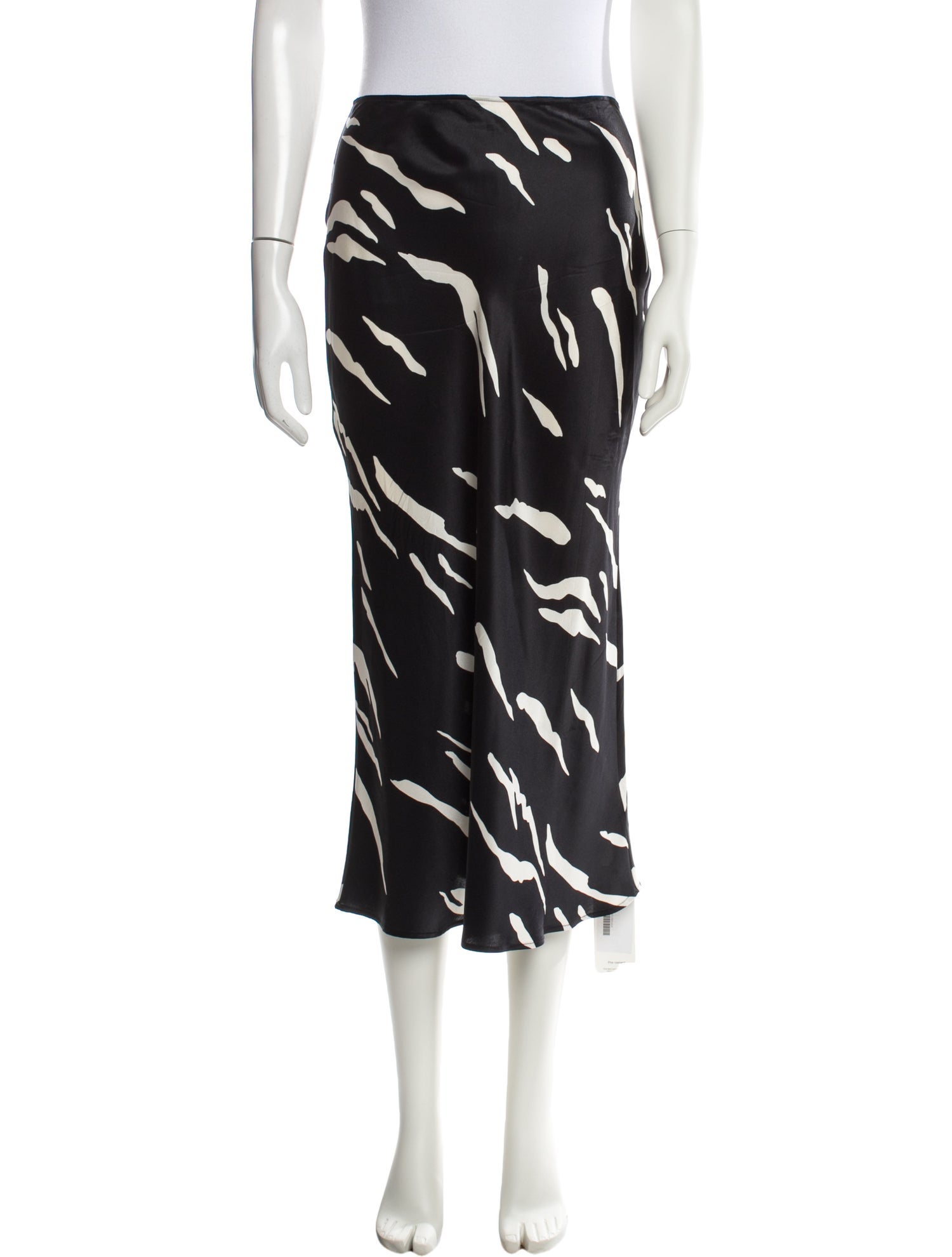 Reformation Silk Midi Length Skirt