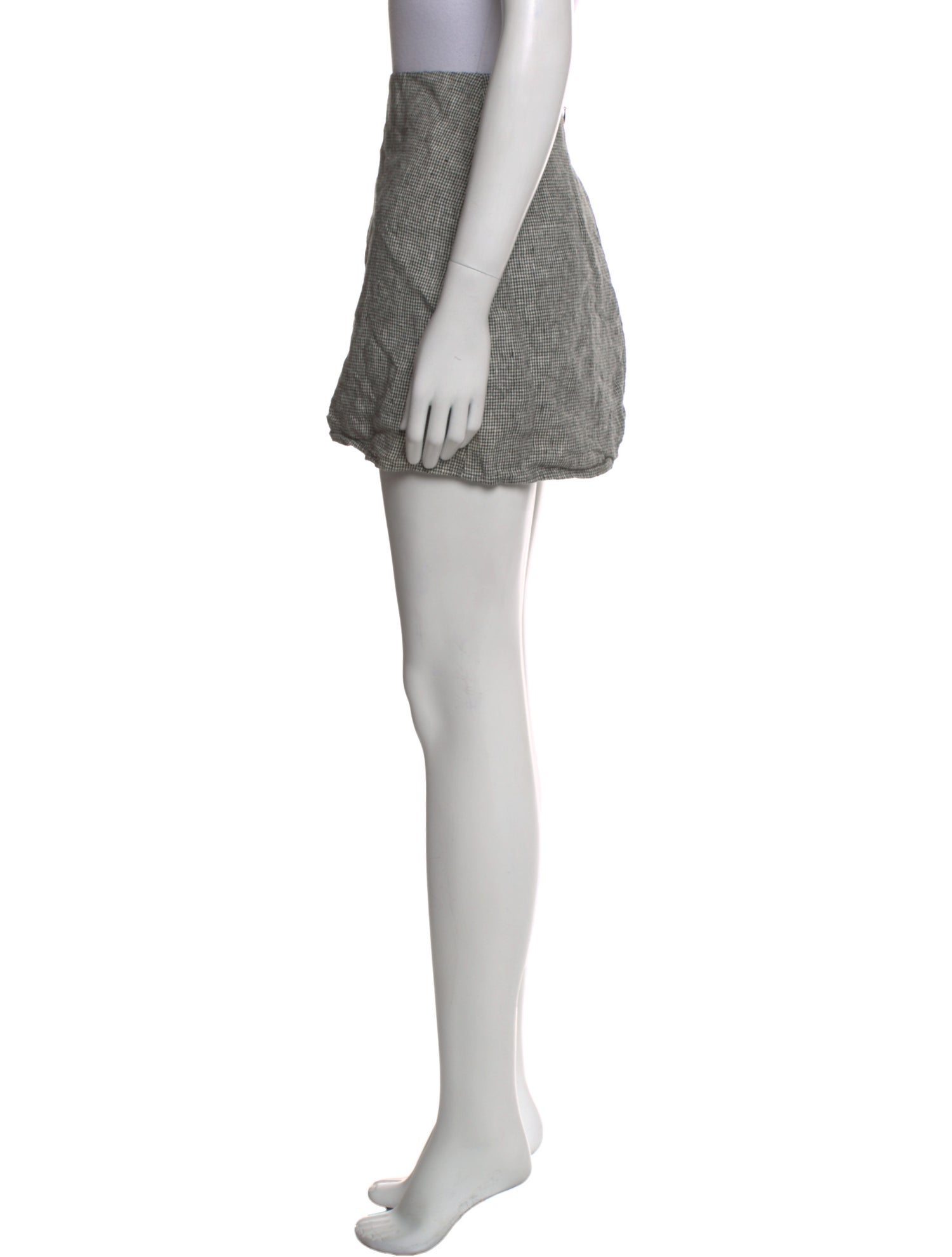 Reformation Linen Mini Skirt