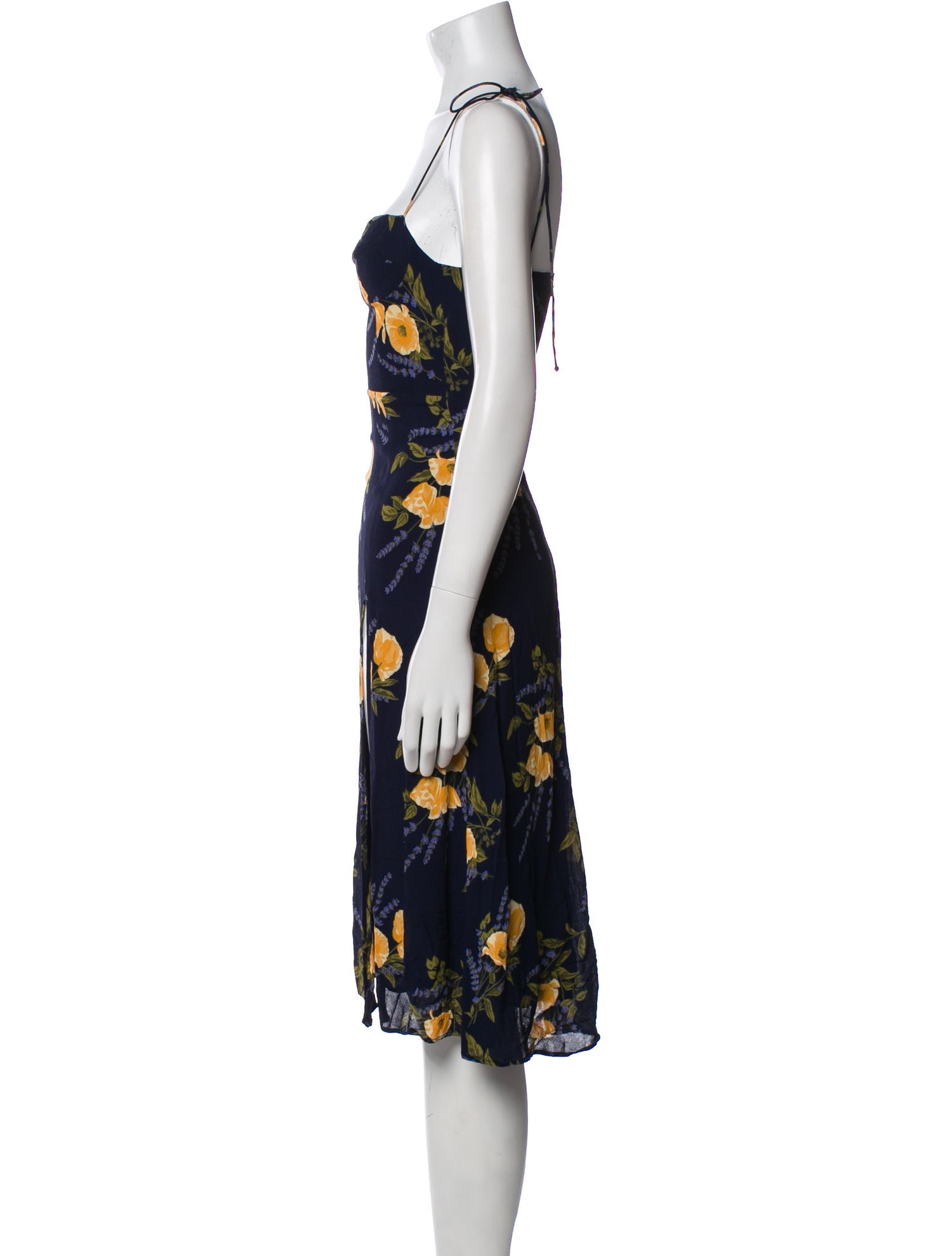 Reformation Floral Print Mini Dress