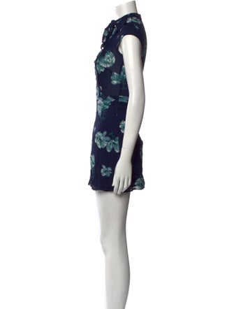 Reformation Floral Print Mini Dress