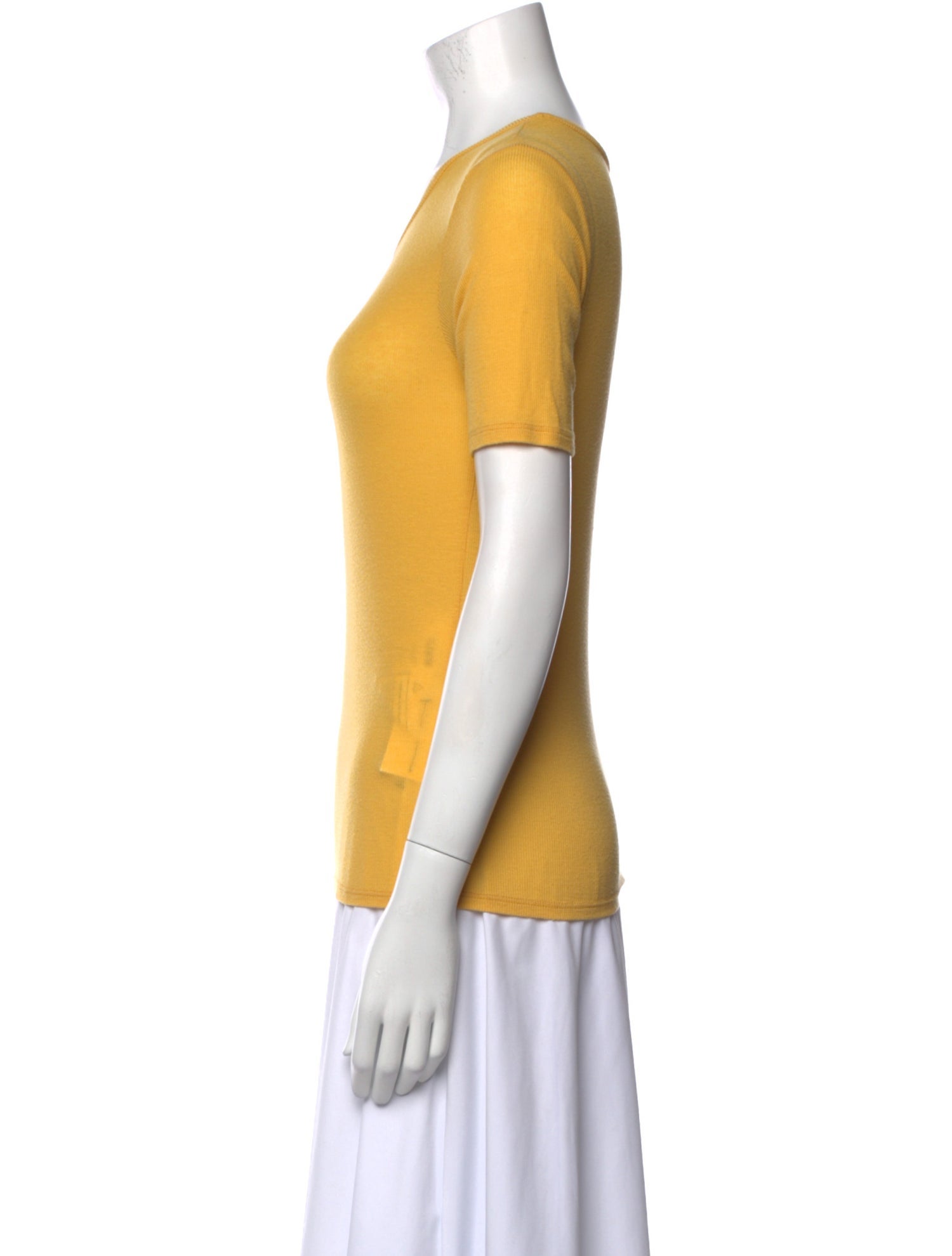 Reformation Scoop Neck Short Sleeve T-Shirt