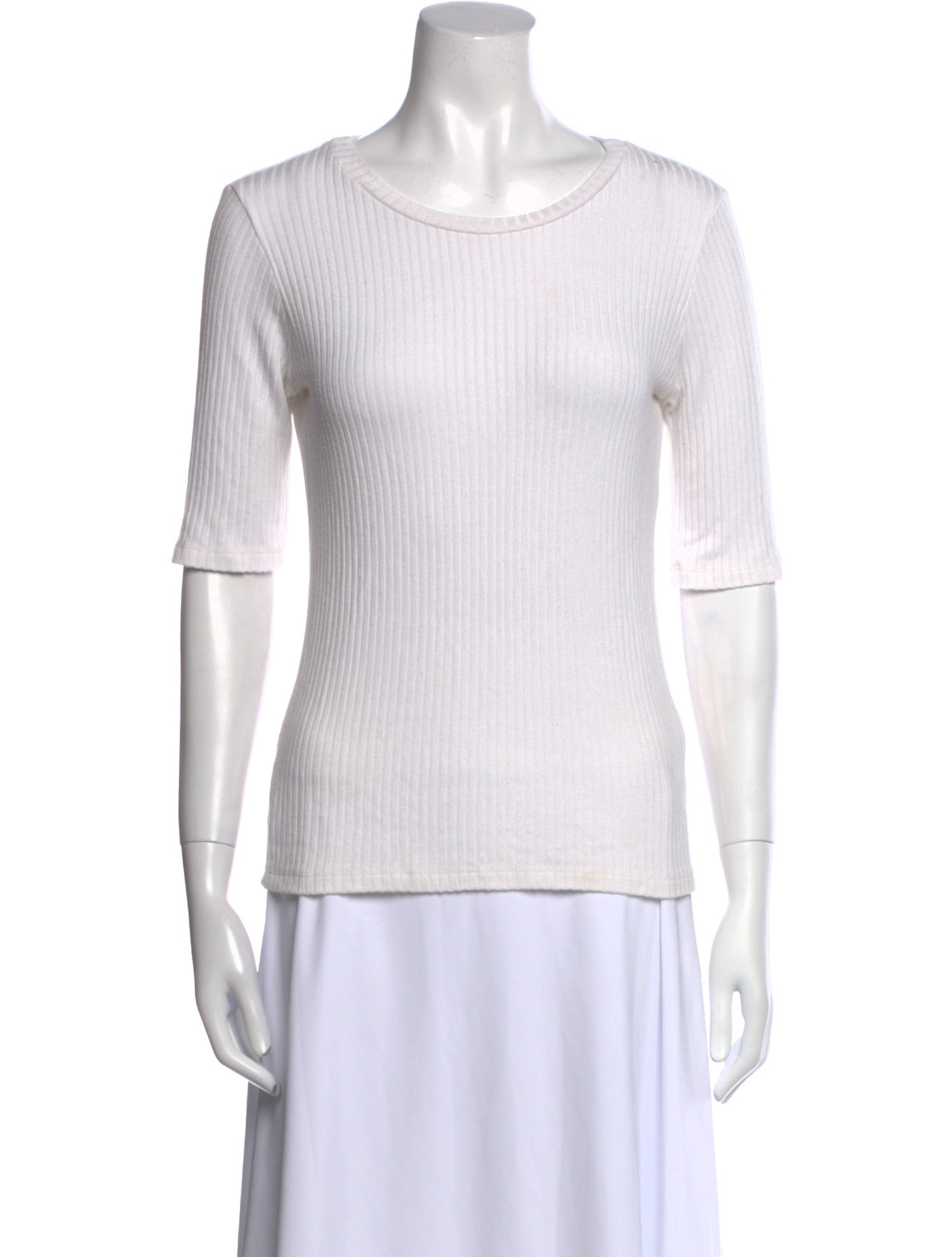 Reformation Scoop Neck Short Sleeve T-Shirt