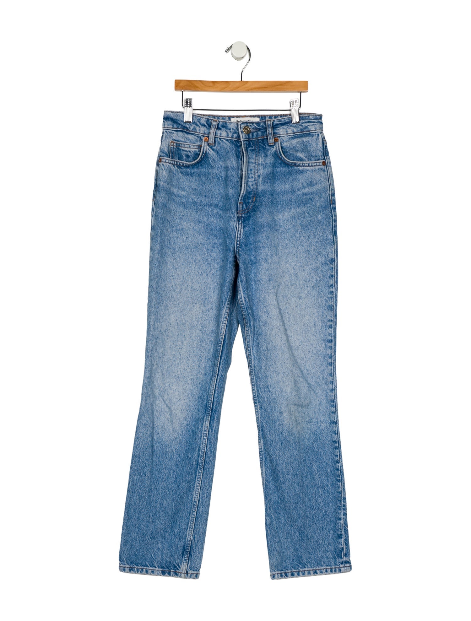 Reformation High-Rise Straight Leg Jeans