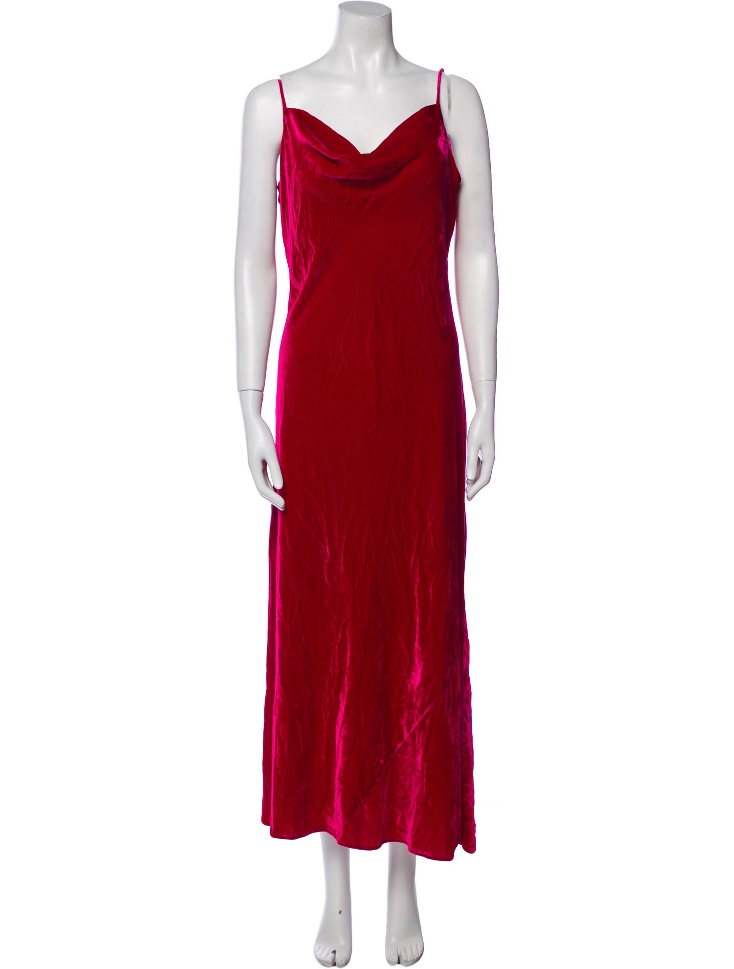 Reformation Cowl Neck Long Dress