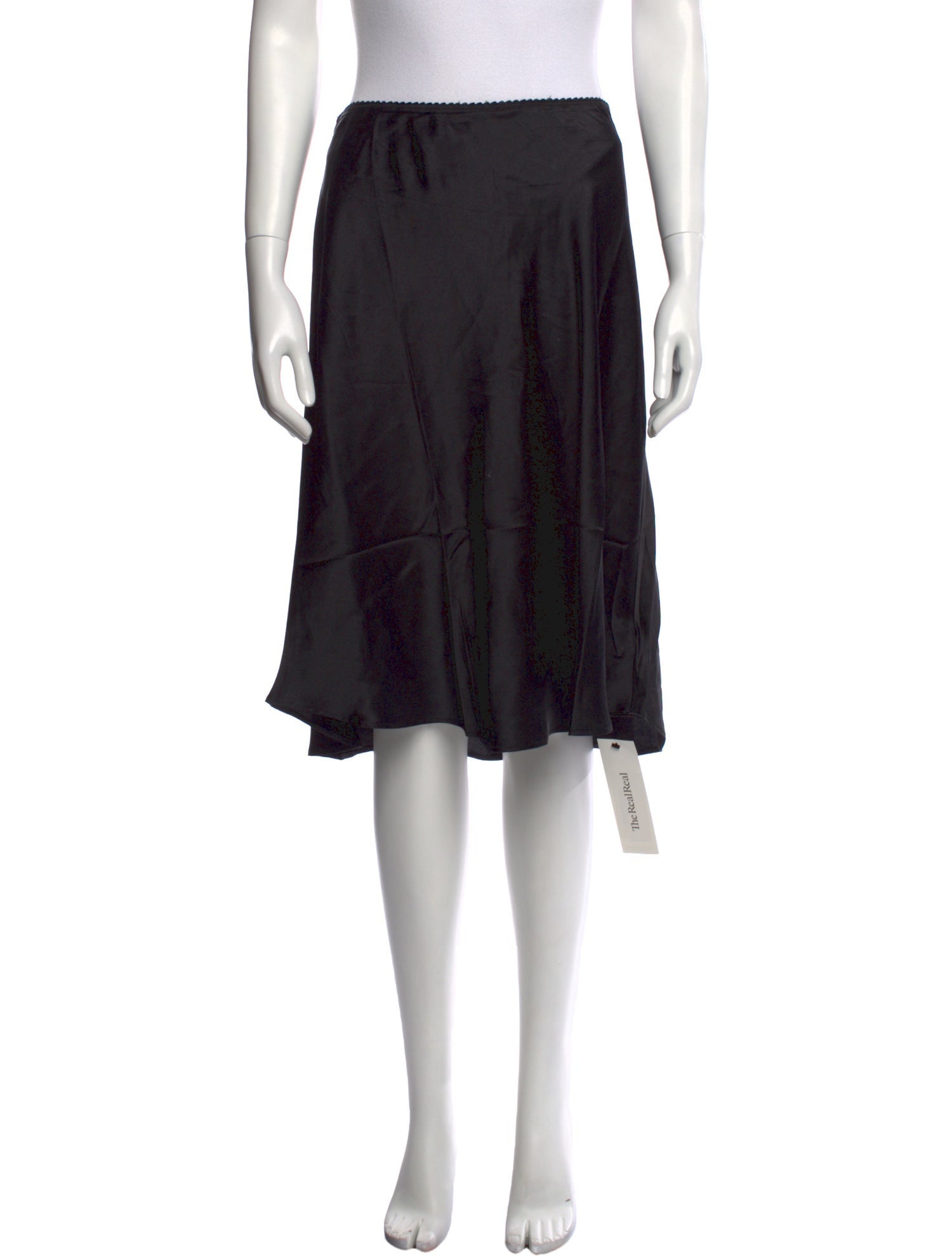 Reformation Silk Knee-Length Skirt