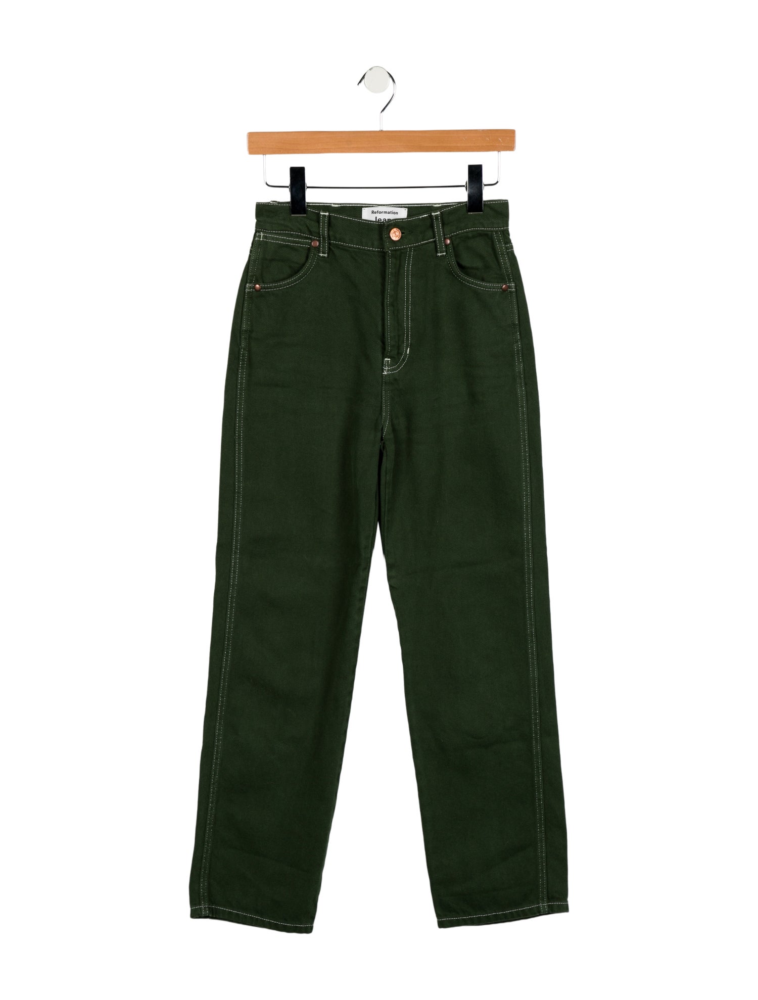 Reformation High-Rise Straight Leg Jeans