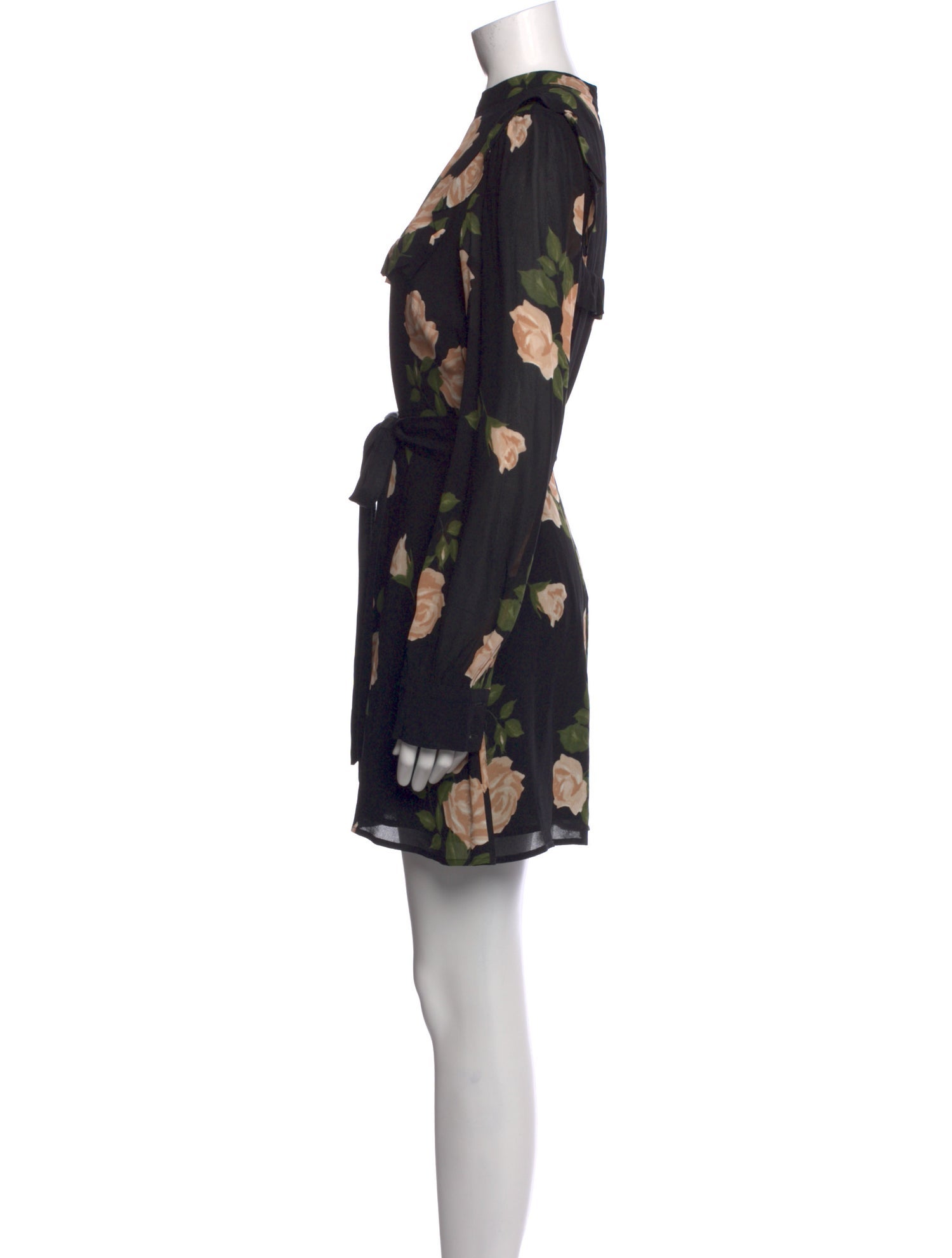 Reformation Floral Print Mini Dress