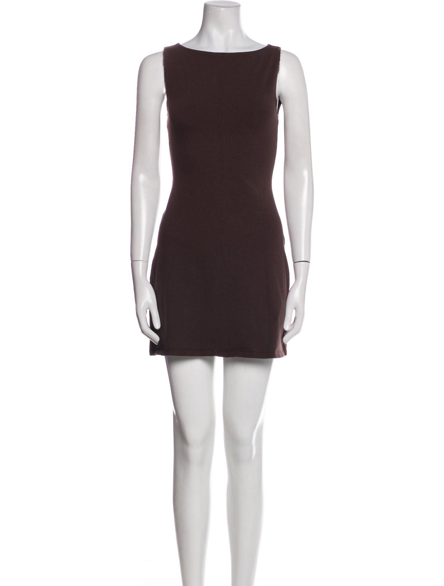 Reformation Bateau Neckline Mini Dress