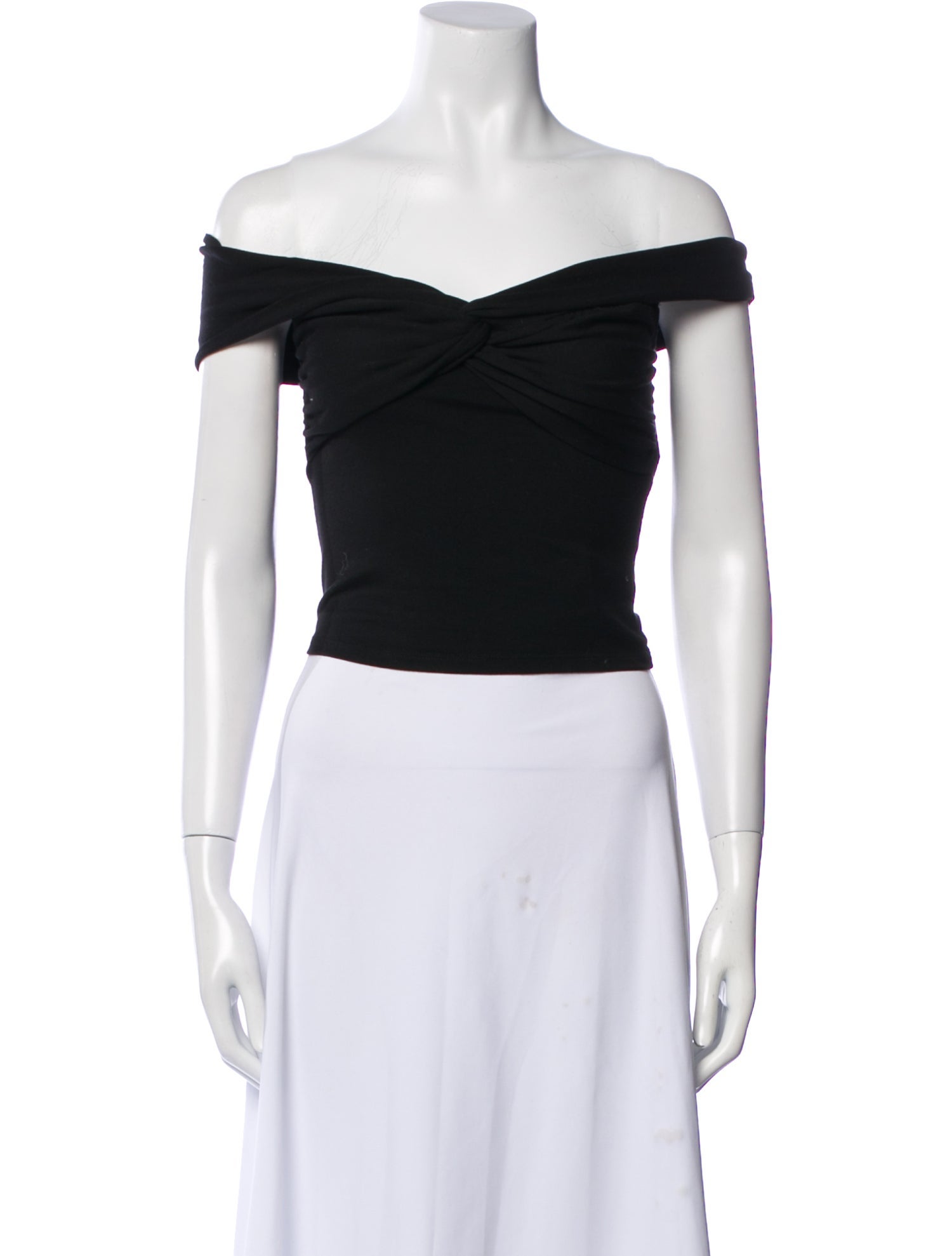 Reformation Off-The-Shoulder Short Sleeve Crop Top w/ Tags