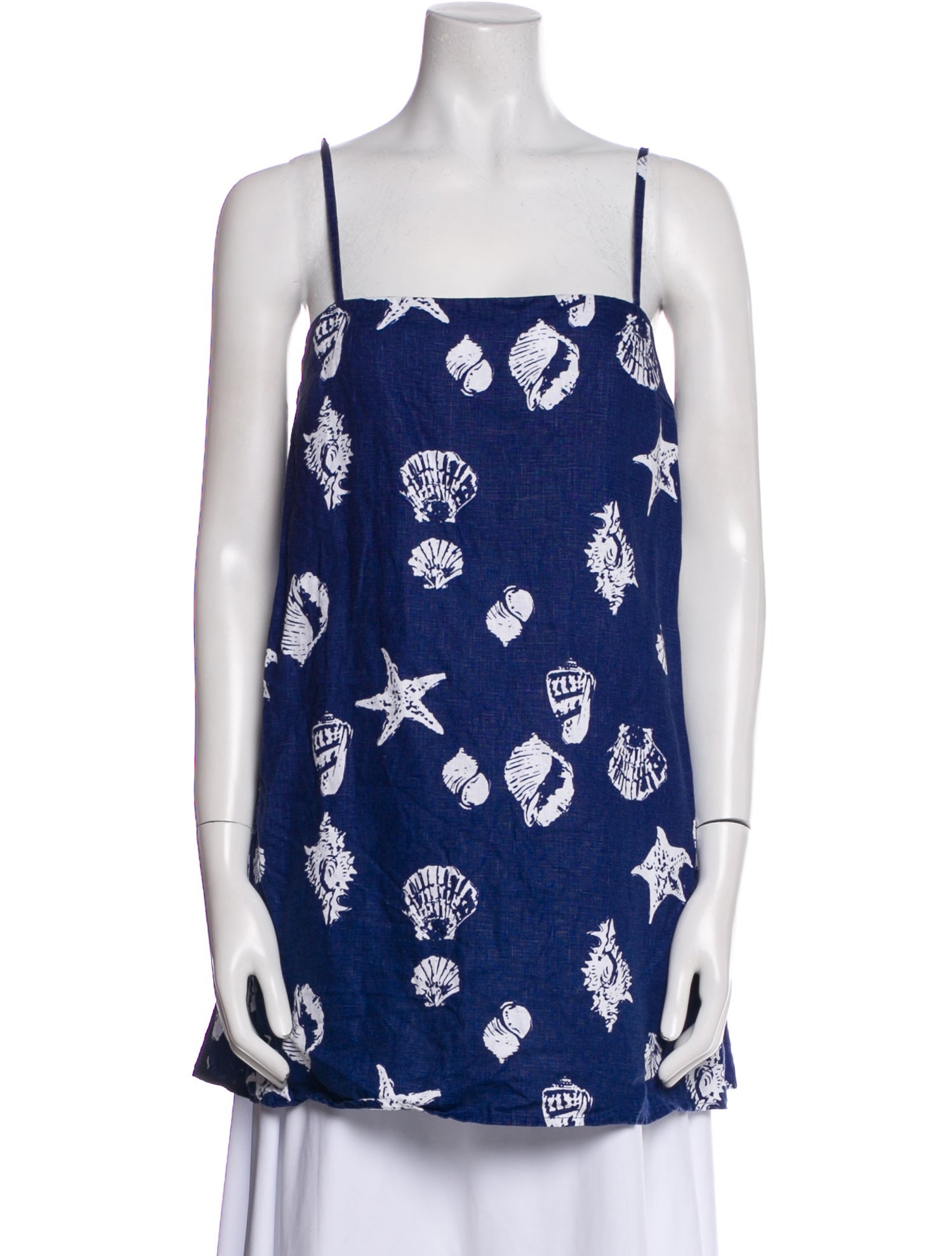 Reformation Linen Floral Print Tunic