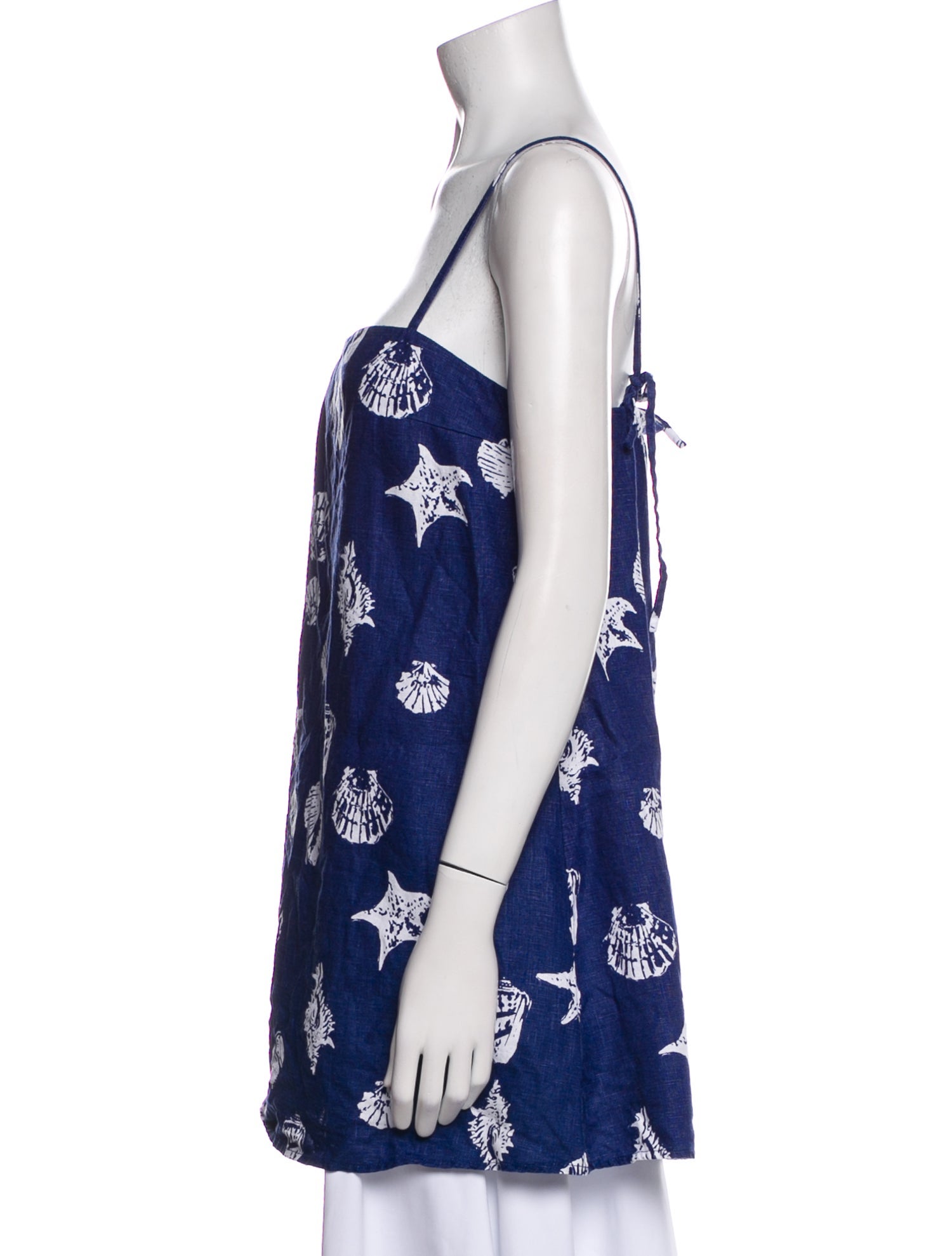 Reformation Linen Floral Print Tunic