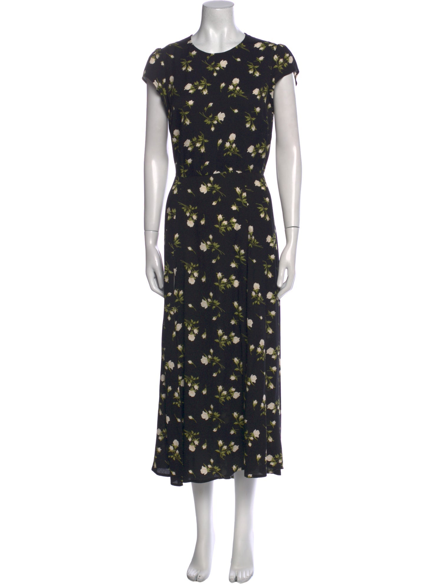 Reformation Floral Print Long Dress