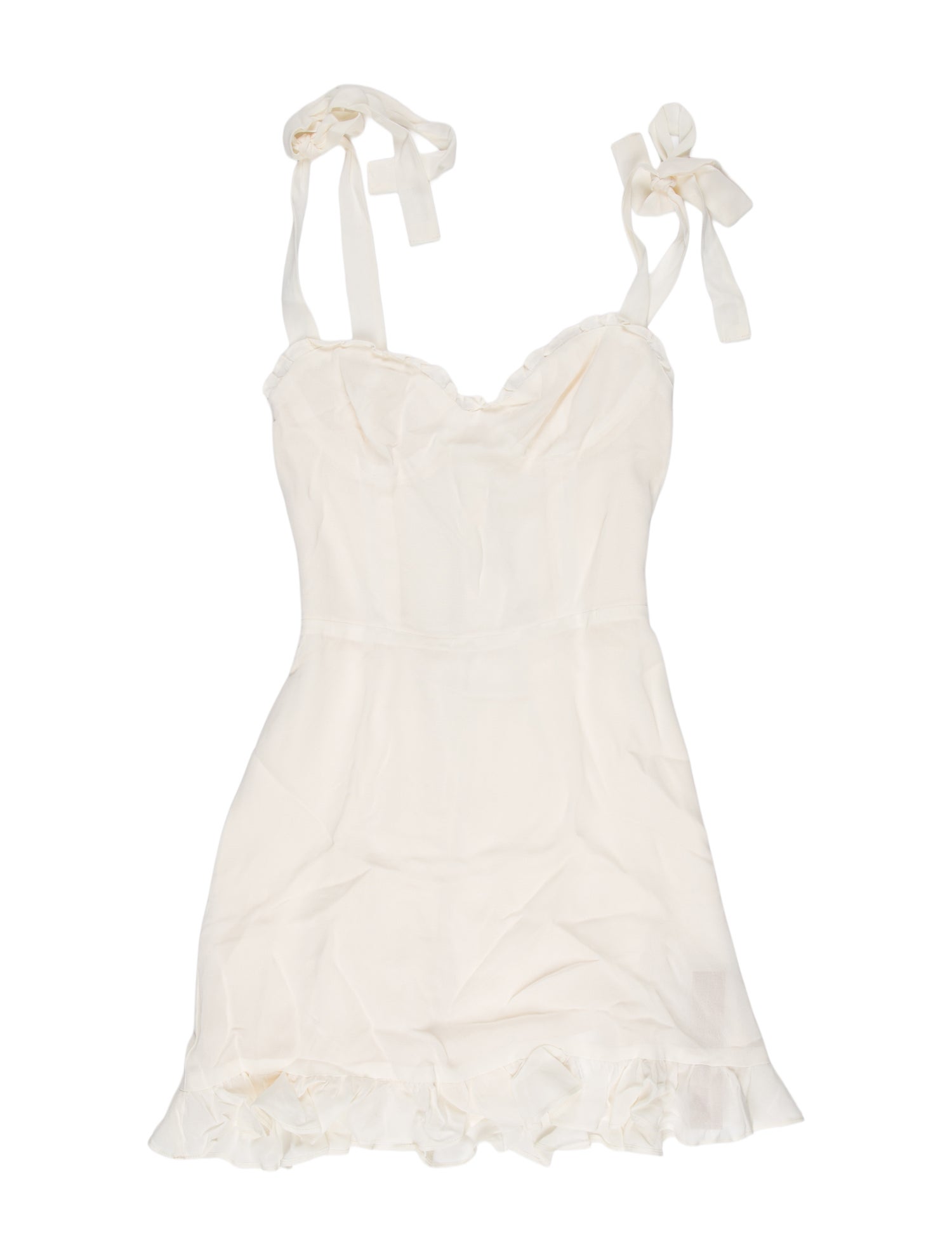 Reformation Square Neckline Mini Dress