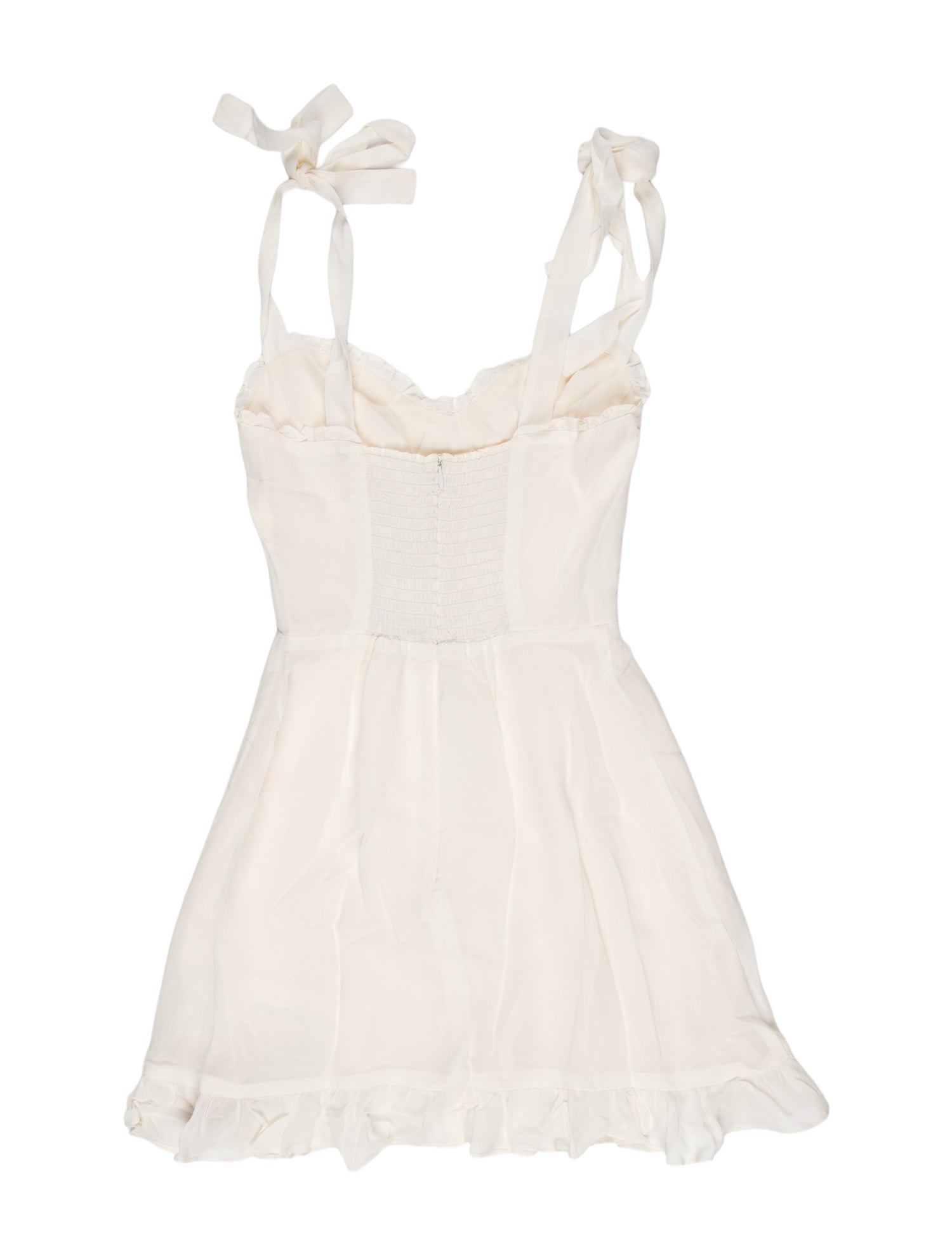 Reformation Square Neckline Mini Dress