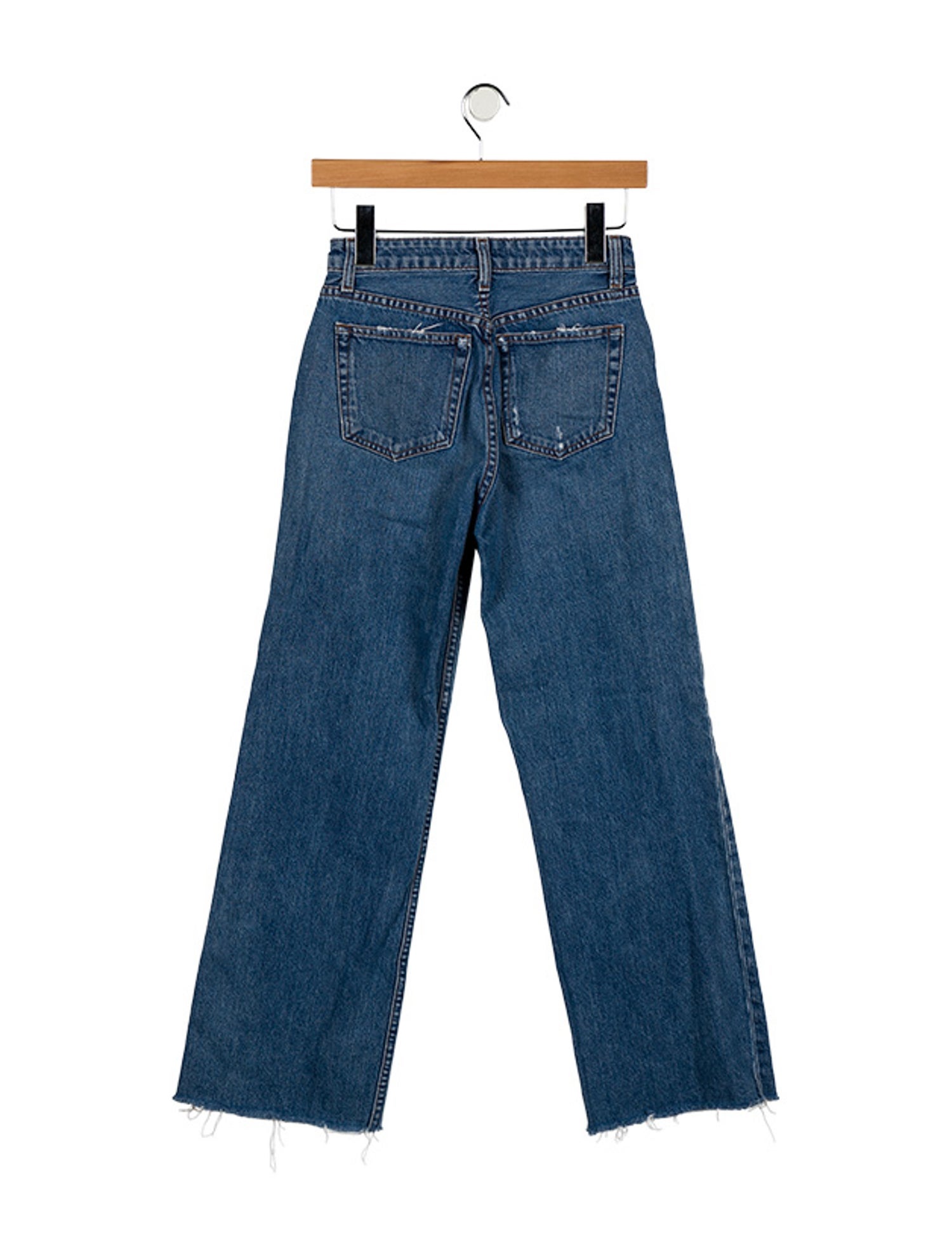 Reformation Mid-Rise Wide Leg Jeans