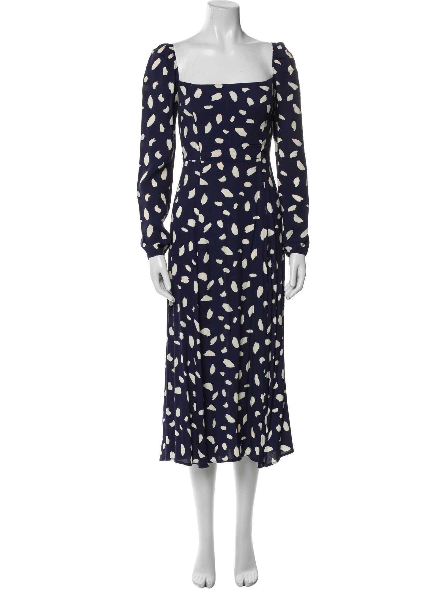 Reformation Printed Midi Length Dress