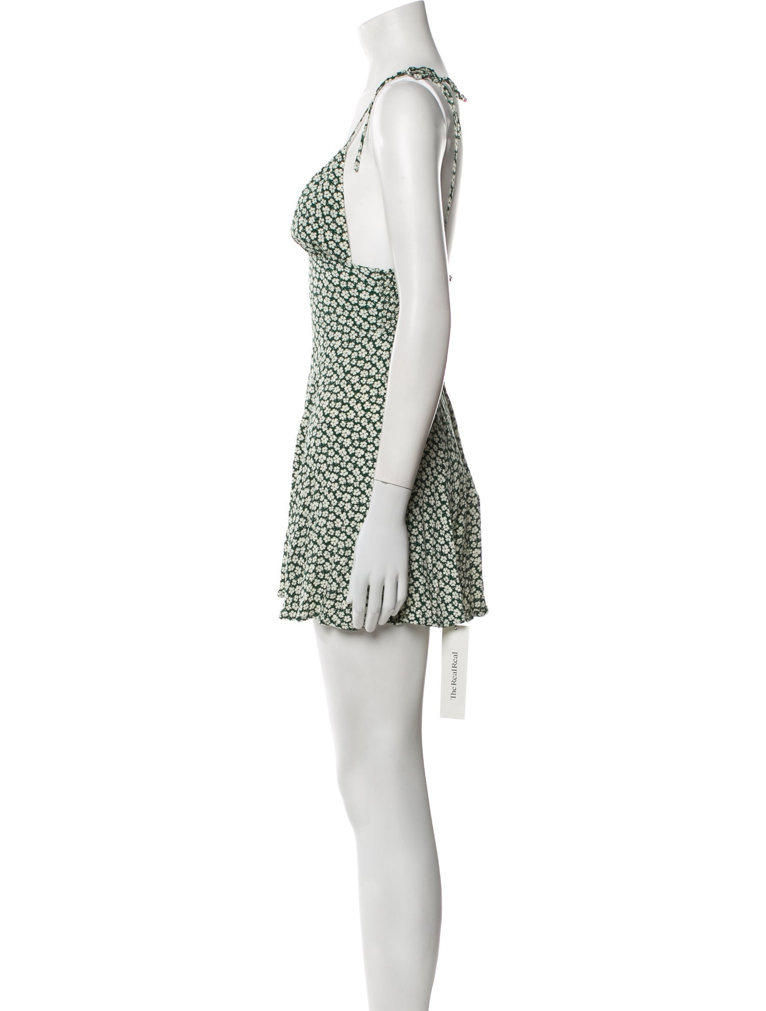 Reformation Floral Print Mini Dress