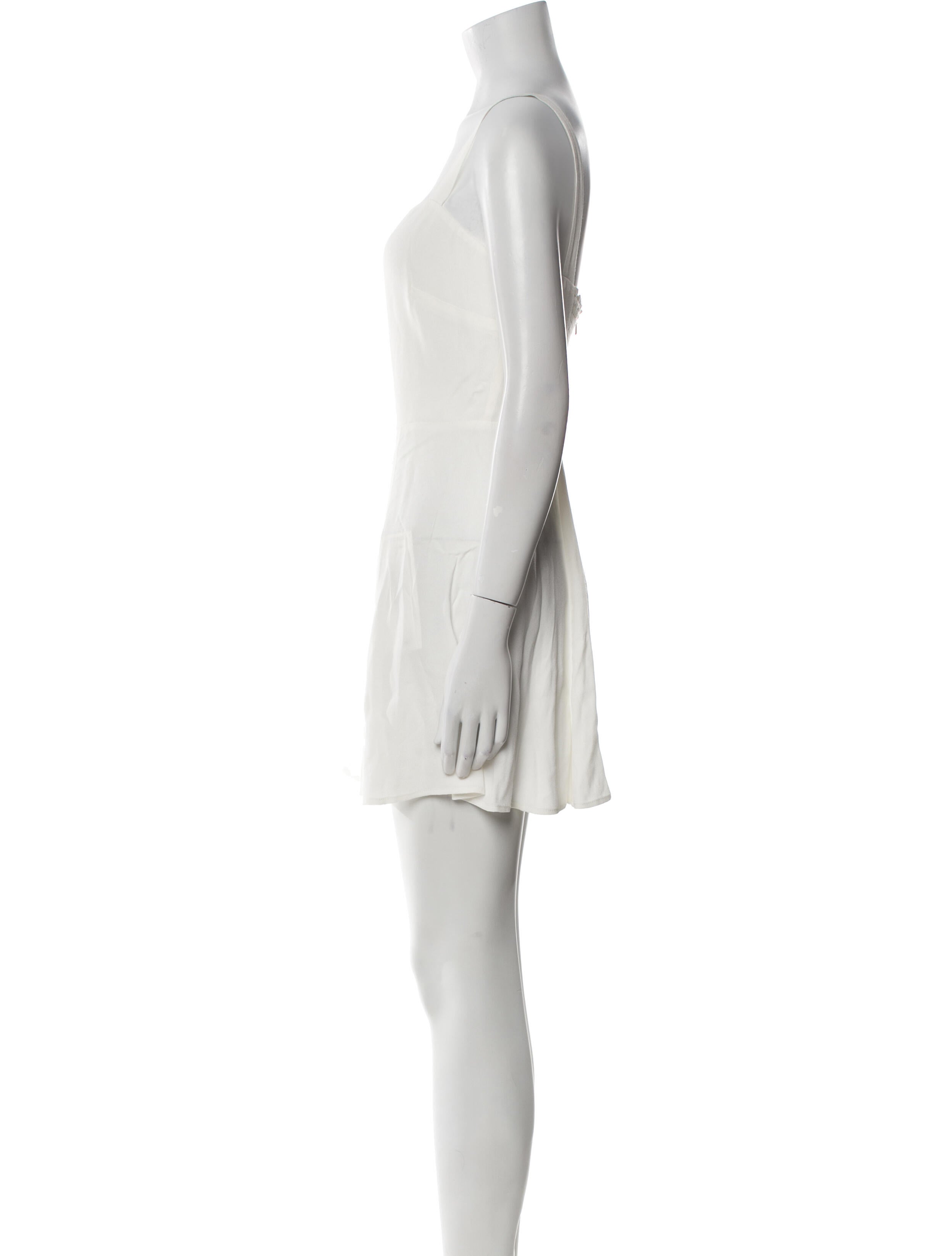 Reformation Square Neckline Mini Dress