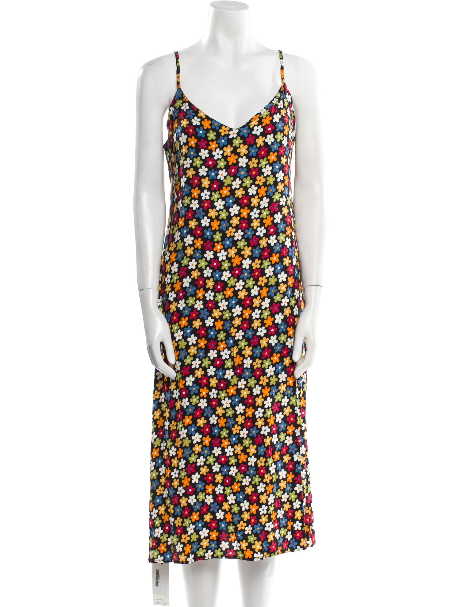 Reformation Floral Print Midi Length Dress w/ Tags