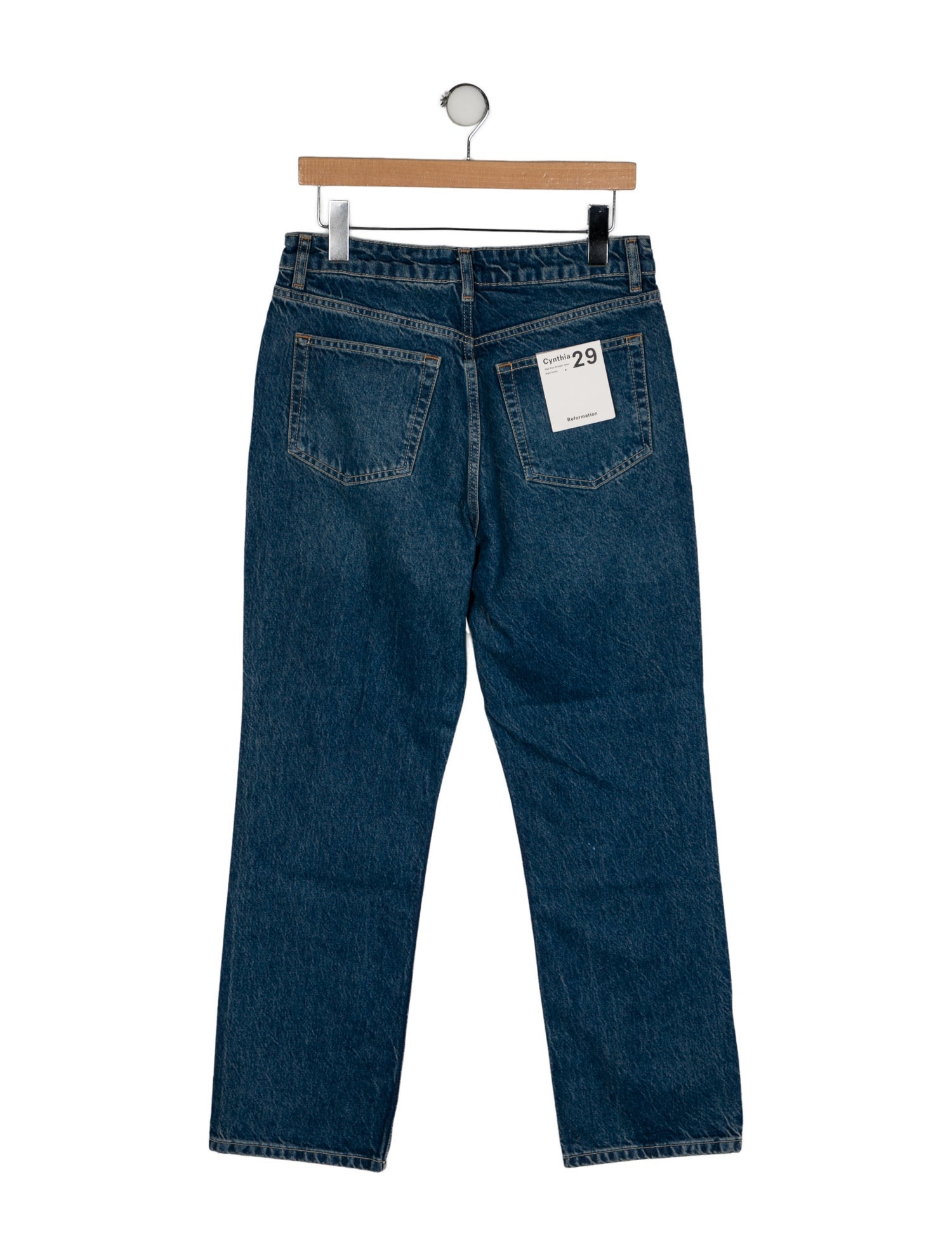 Reformation High-Rise Straight Leg Jeans