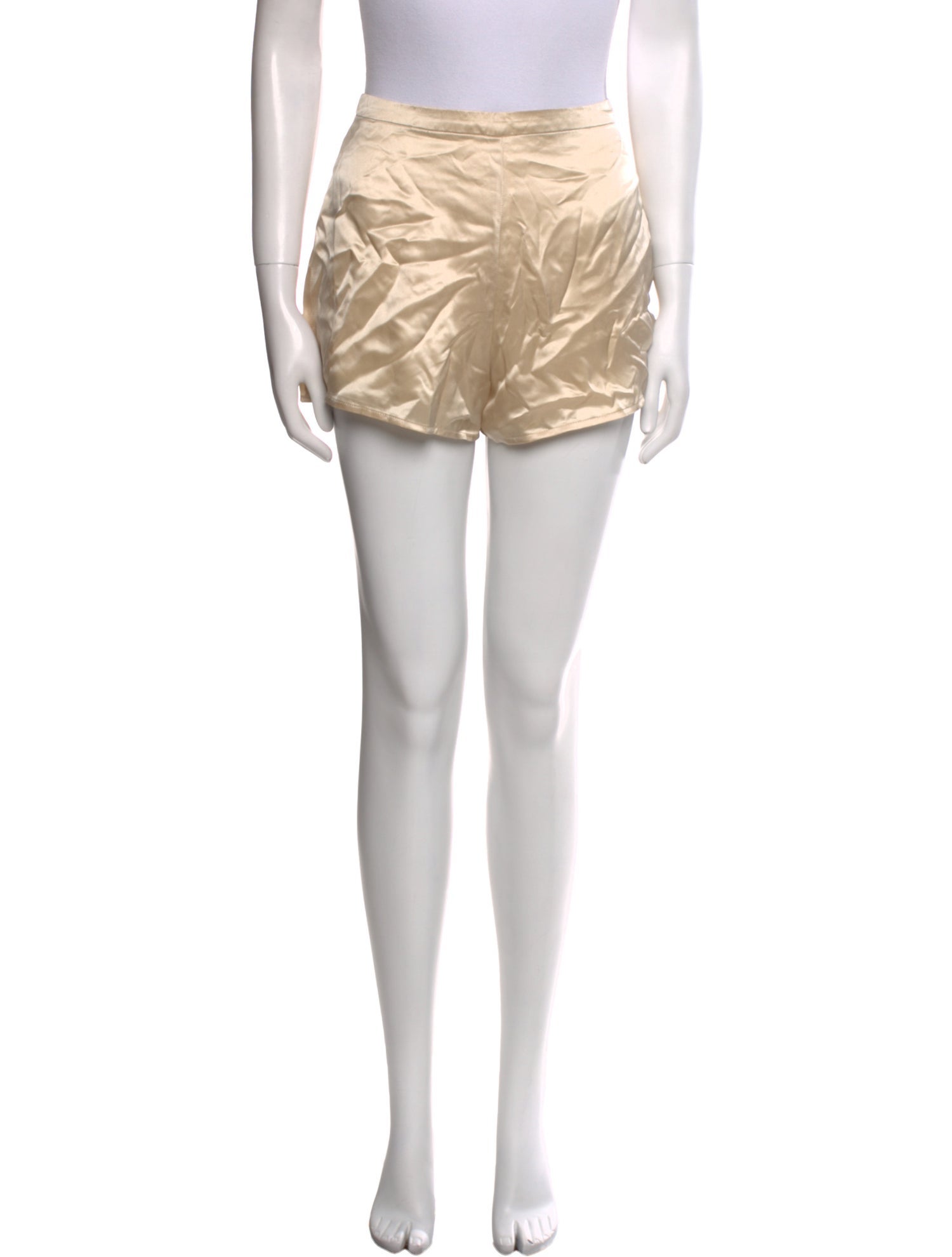 Reformation Silk Mini Shorts