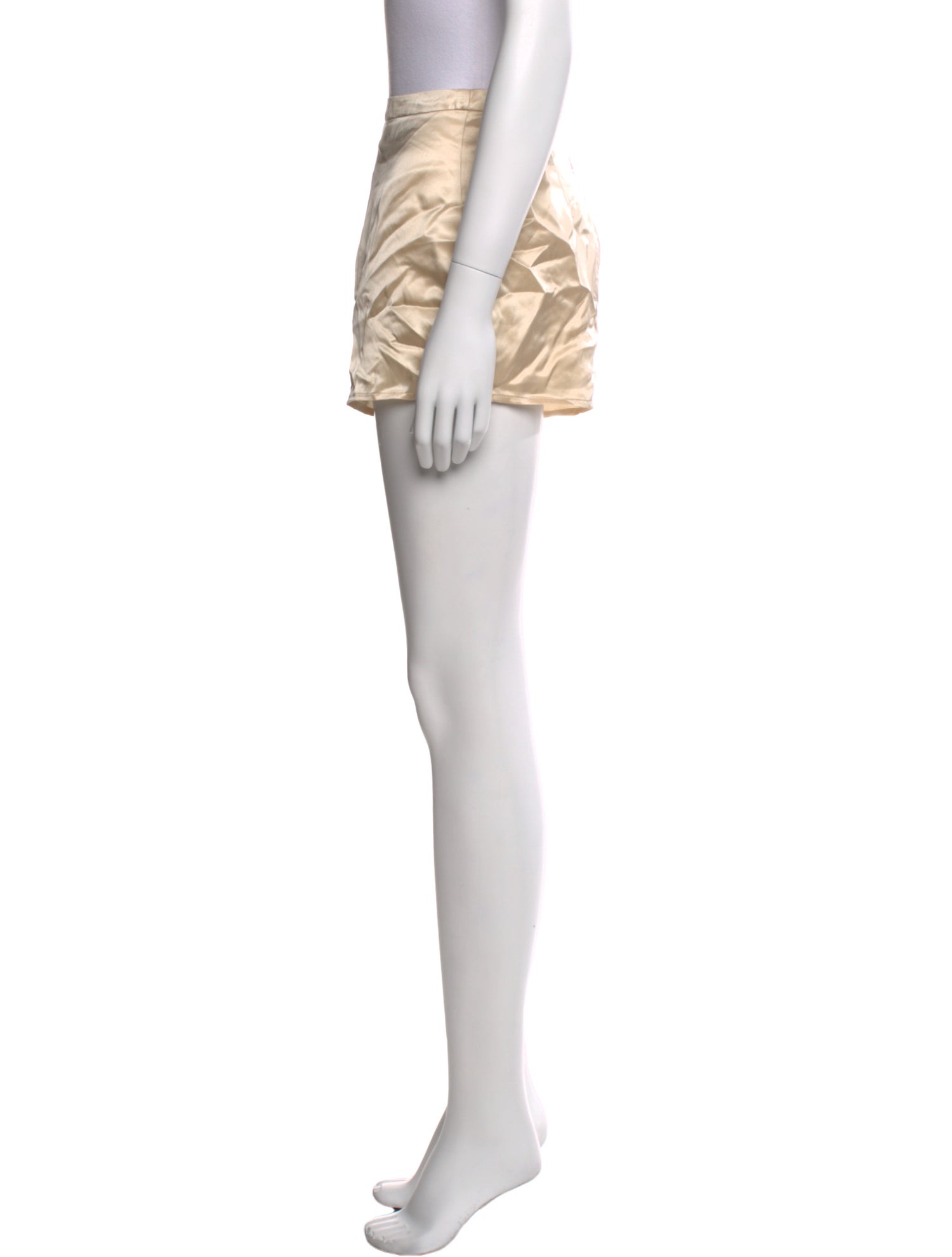 Reformation Silk Mini Shorts