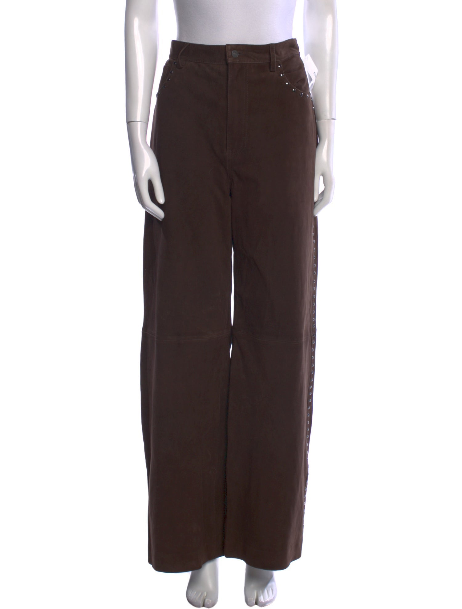 Reformation Leather Wide Leg Pants