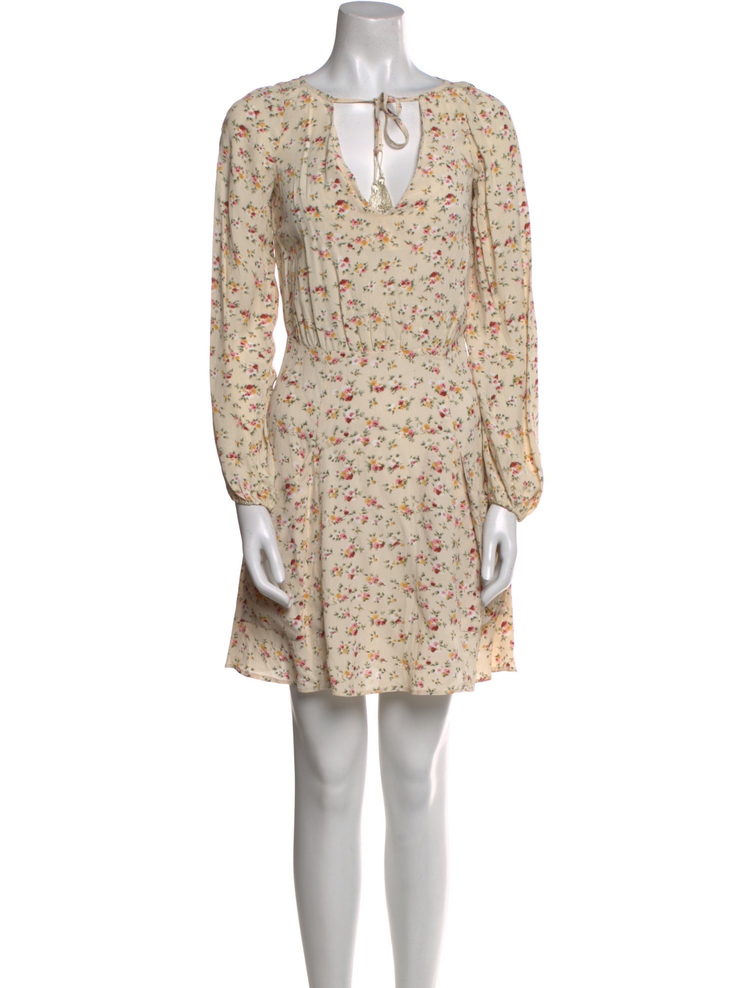 Reformation Floral Print Mini Dress