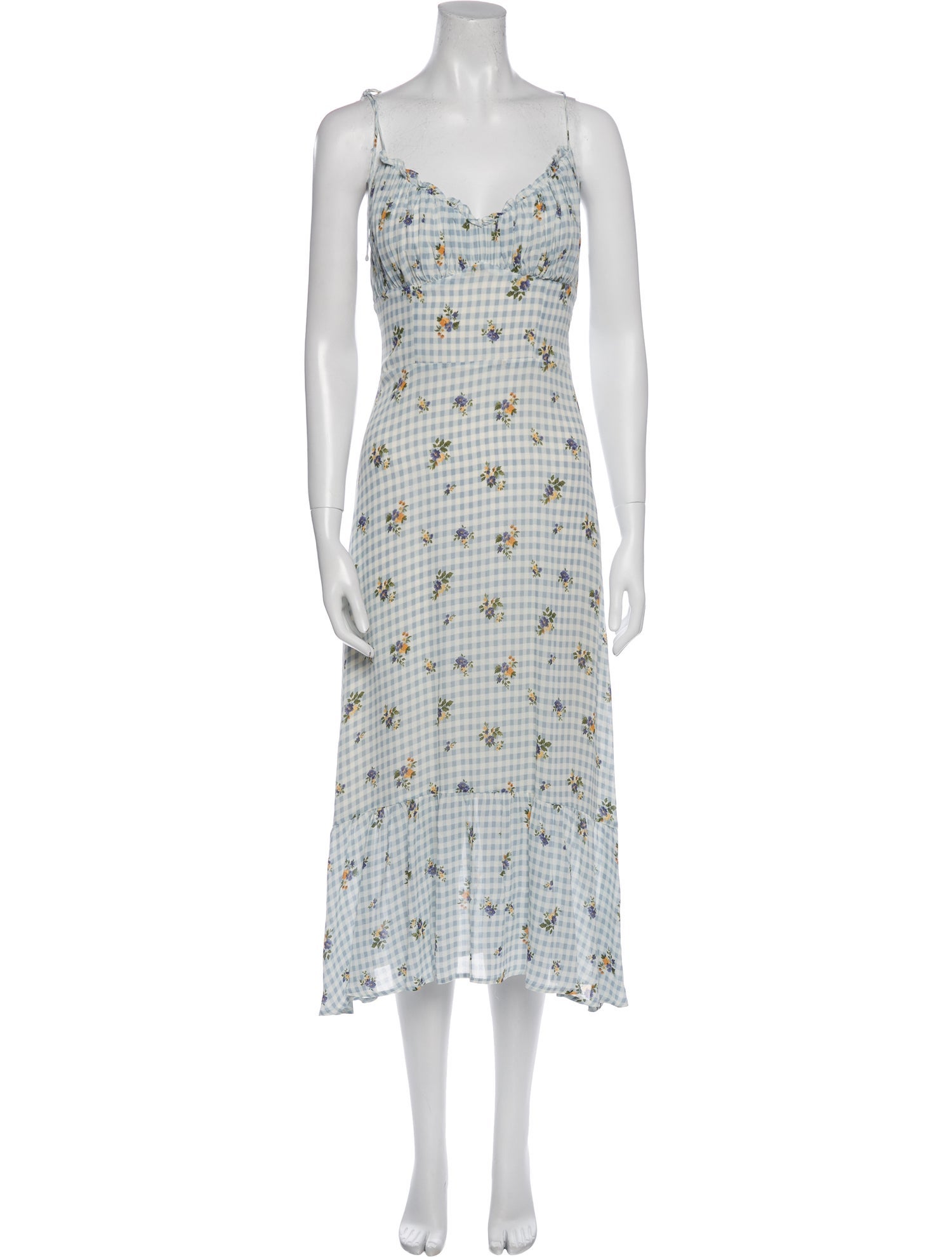 Reformation Printed Long Dress